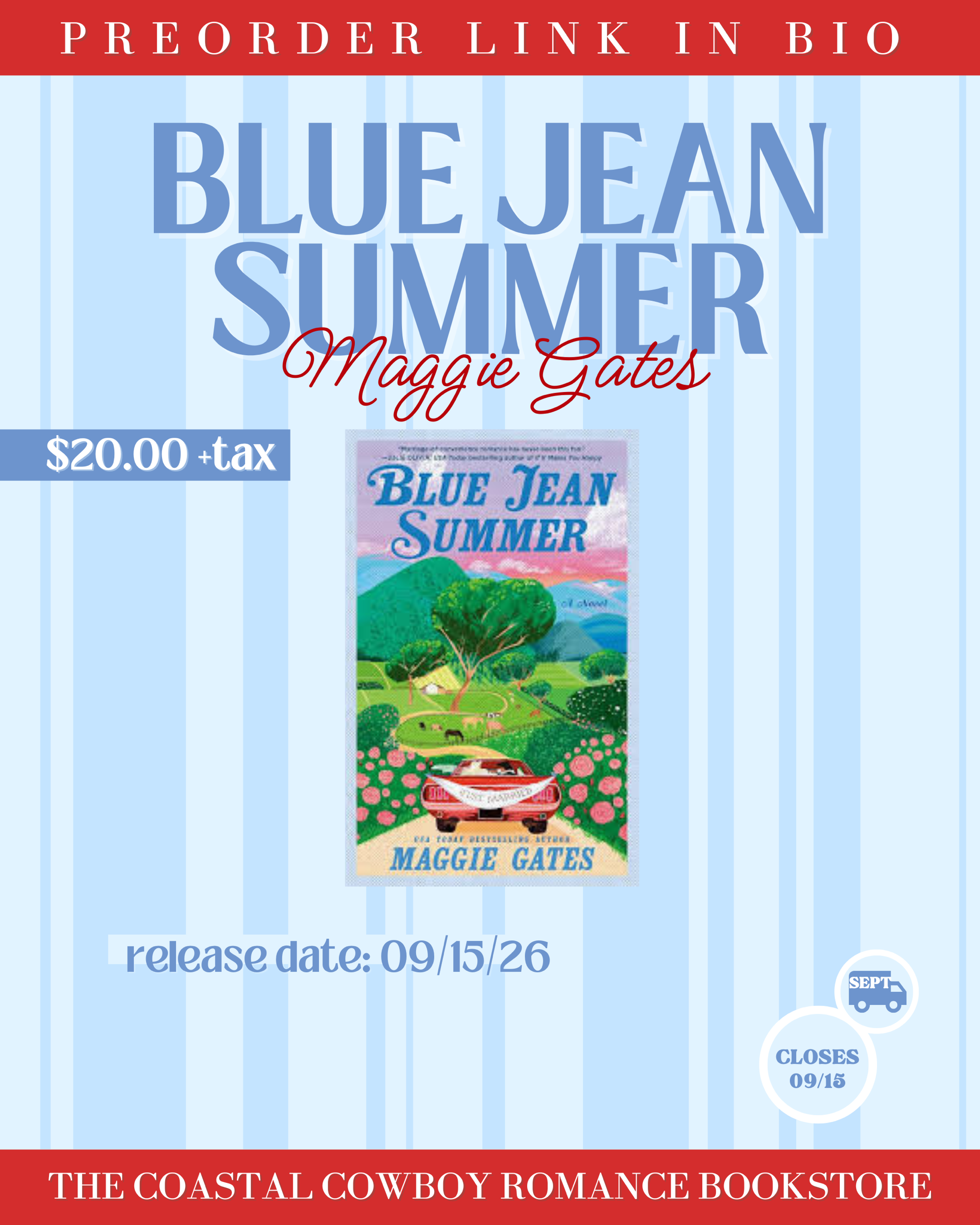 BLUE JEAN SUMMER BY MAGGIE GATES | PREORDER CAMPAIGN