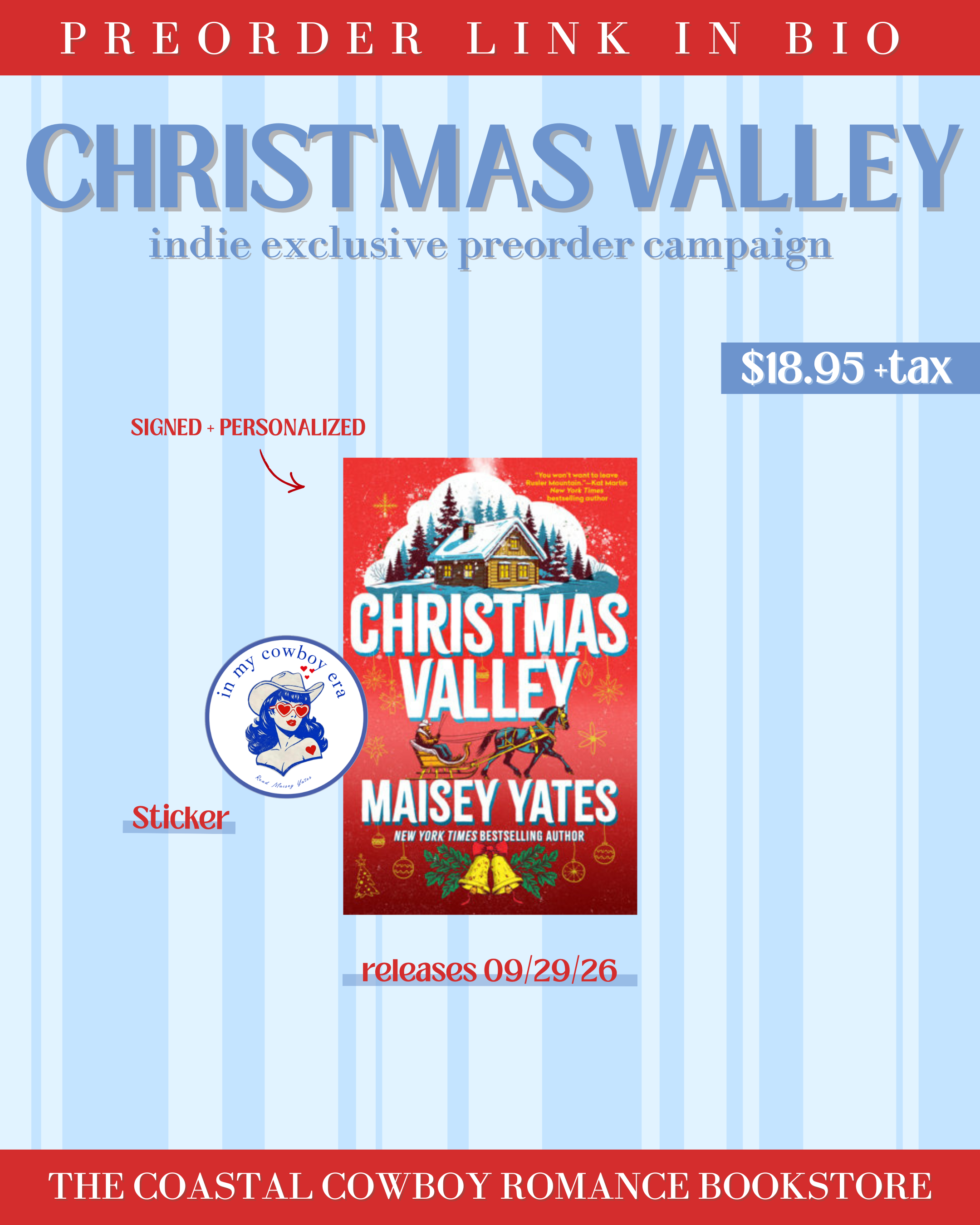 CHRISTMAS VALLEY | SIGNED PERSONALIZED, PREORDER