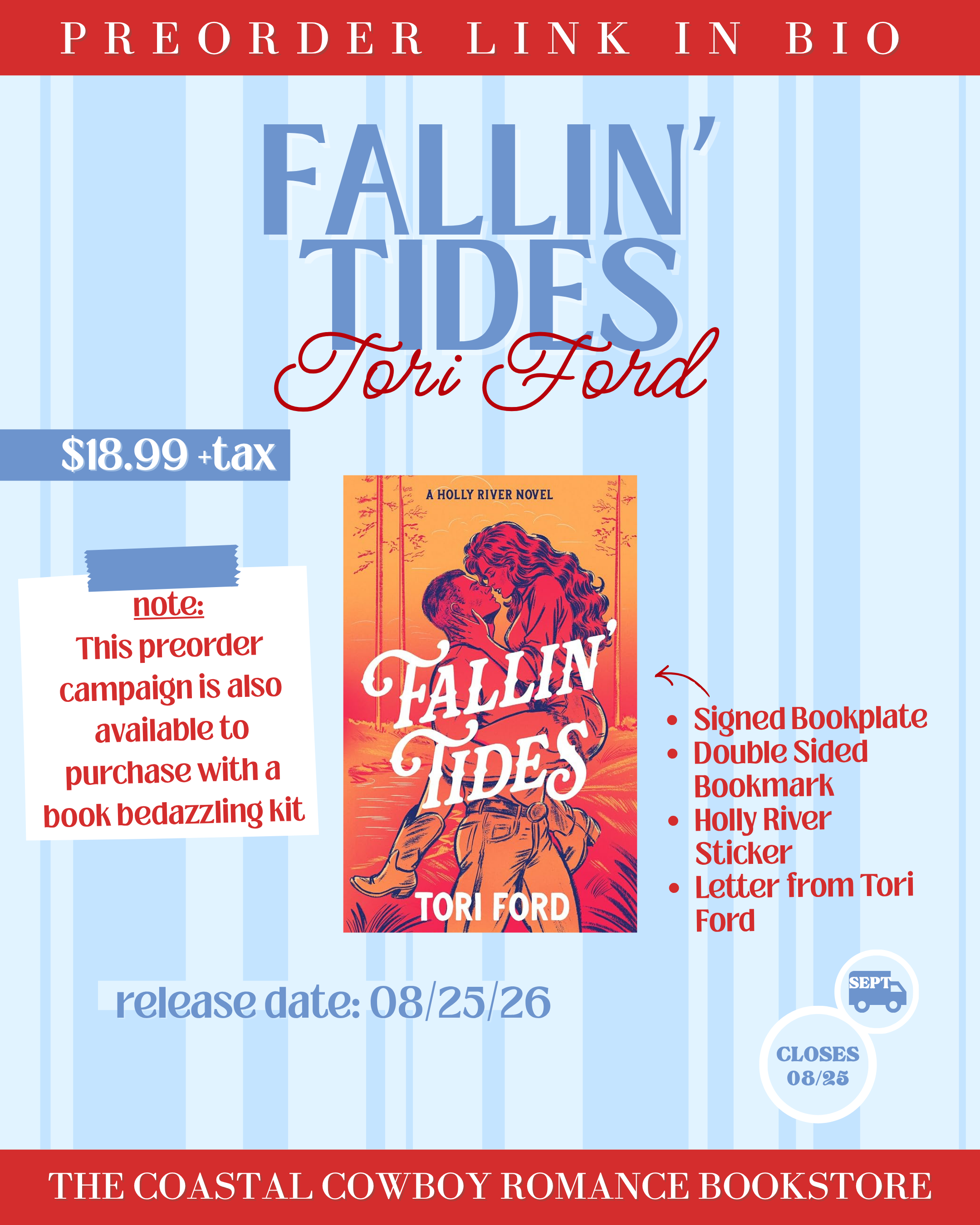 FALLIN TIDES BY TORI FORD | PREORDER CAMPAIGN