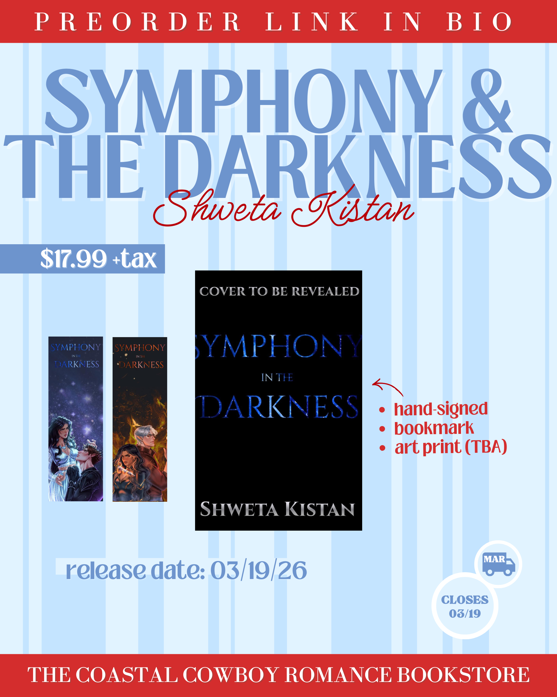 SYMPHONY IIN THE DARKNESS (MUSIC IN THE SHADOWS SERIES, 2) | PREORDER SIGNED COPIES