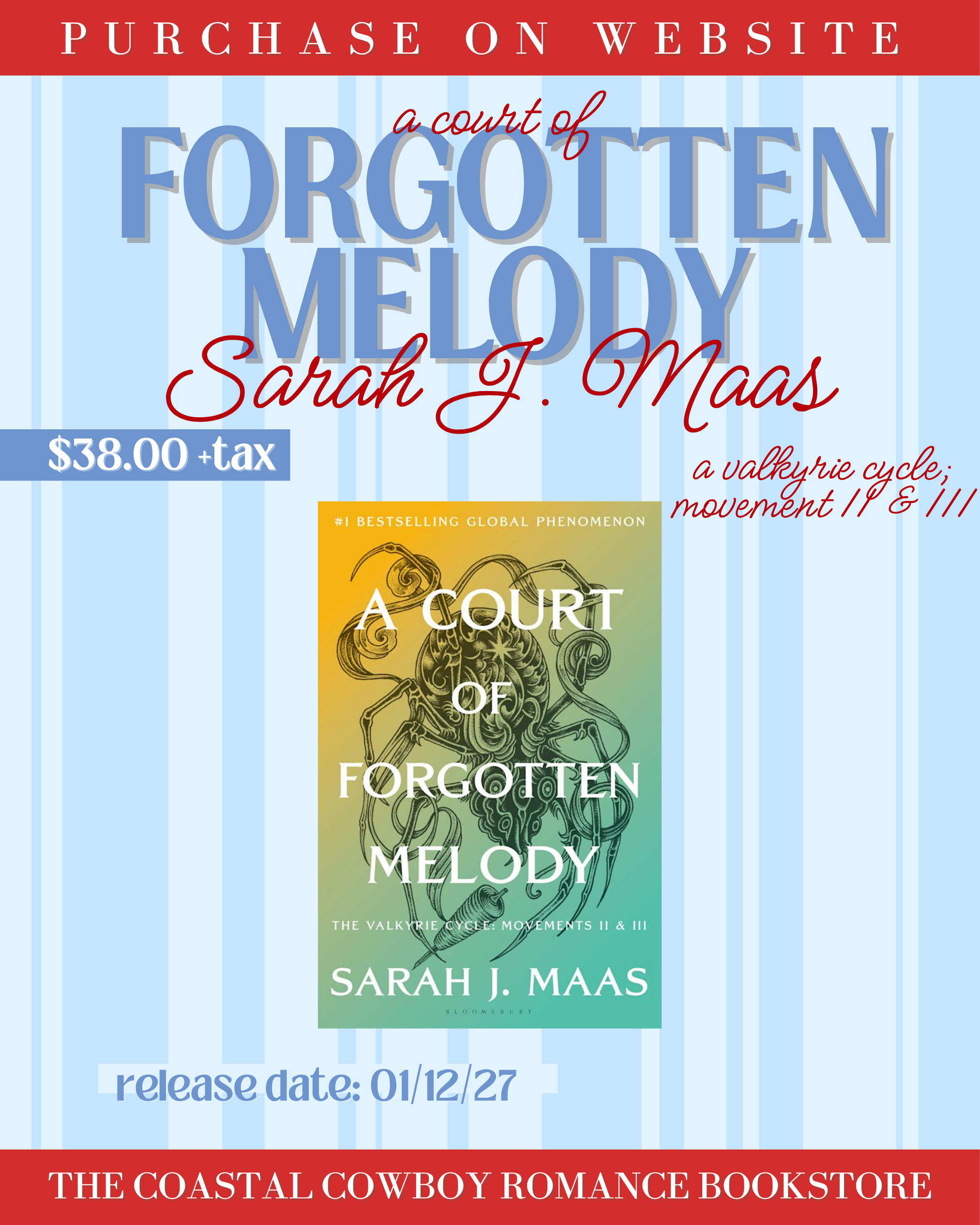 A COURT OF FORGOTTEN MELODY (ACOTAR, 7) BY SARAH J. MAAS | PREORDER