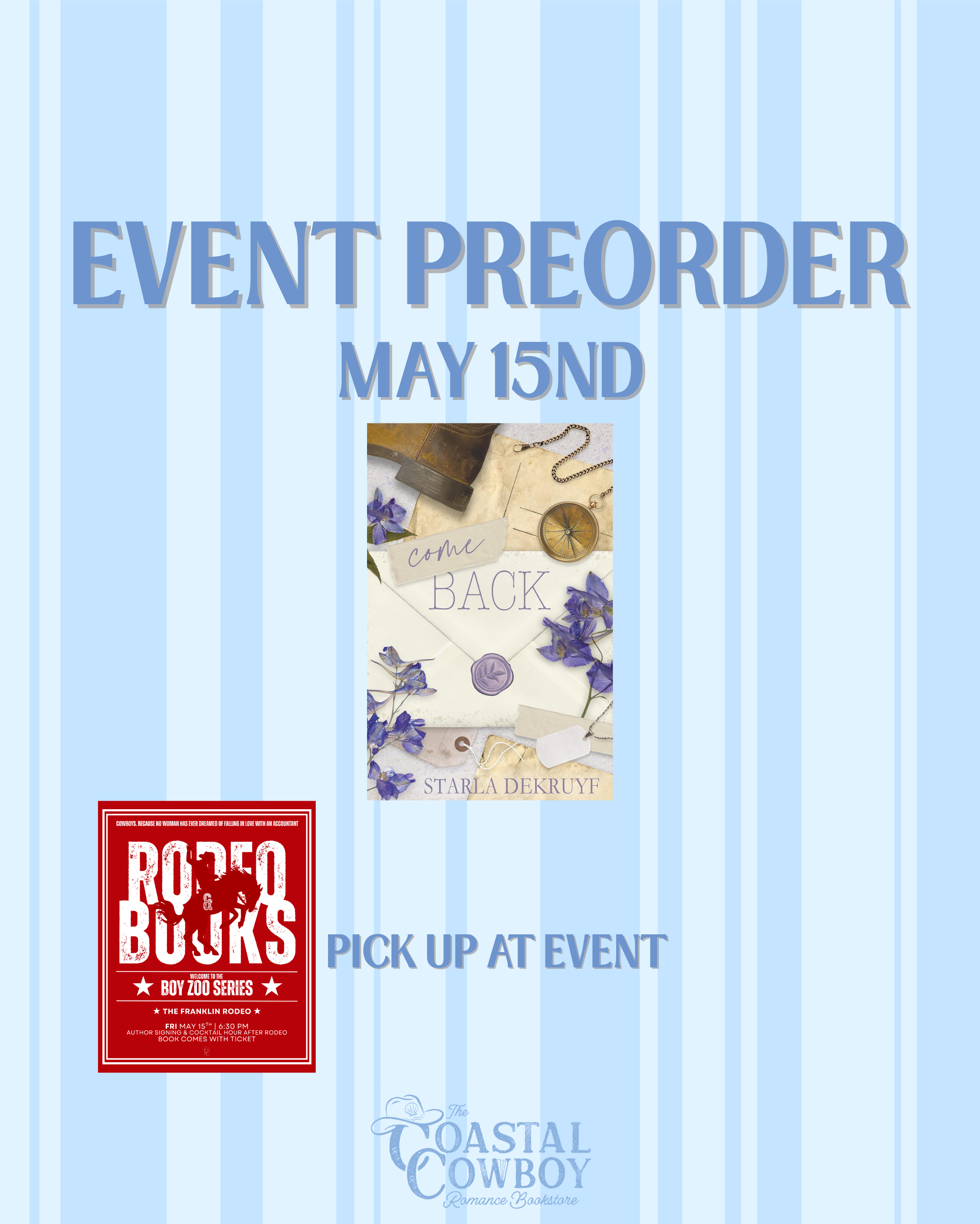 COME BACK | MAY RODEO PREORDER