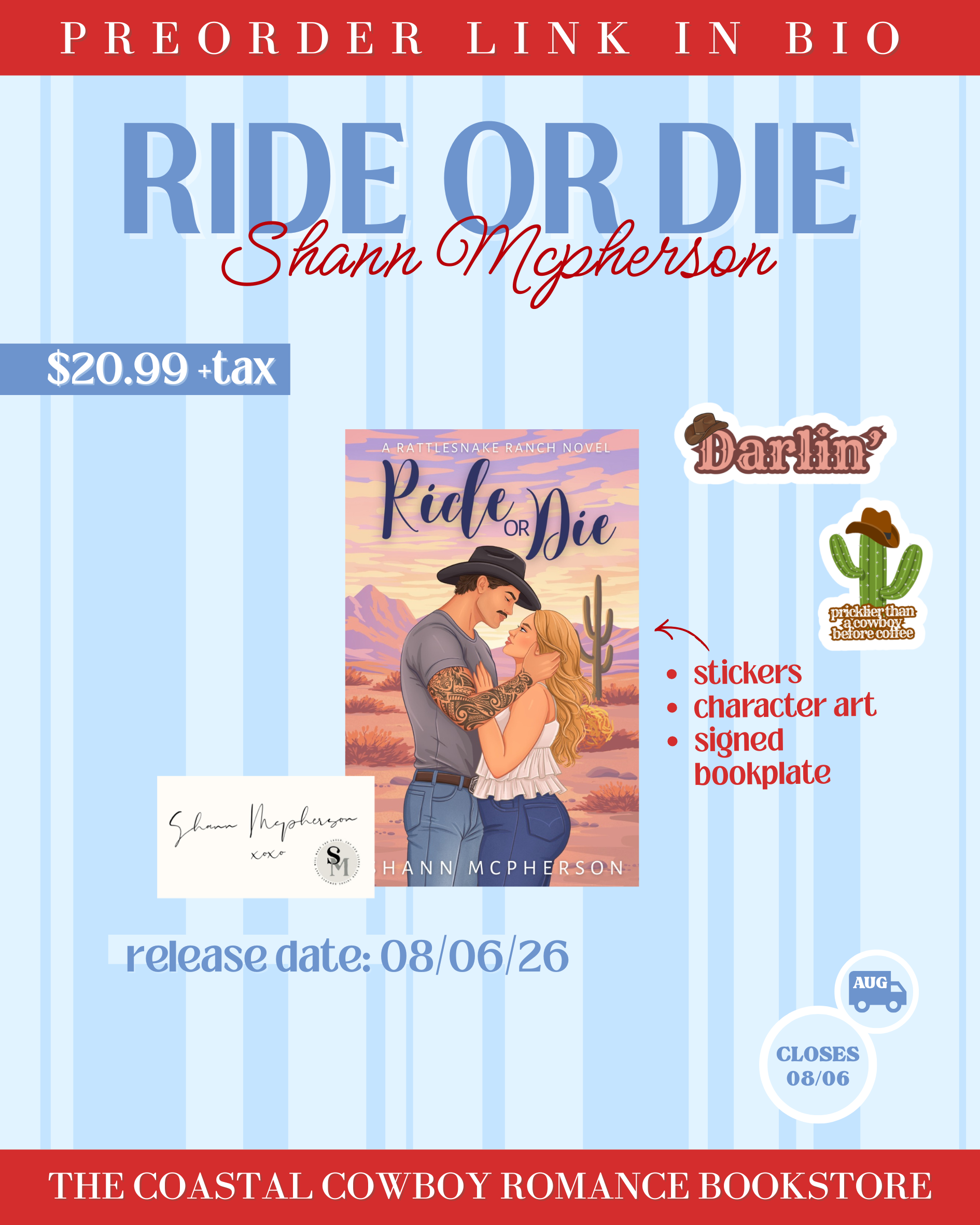 RIDE OR DIE (RATTLESNAKE RANCH, 1) | PREORDER