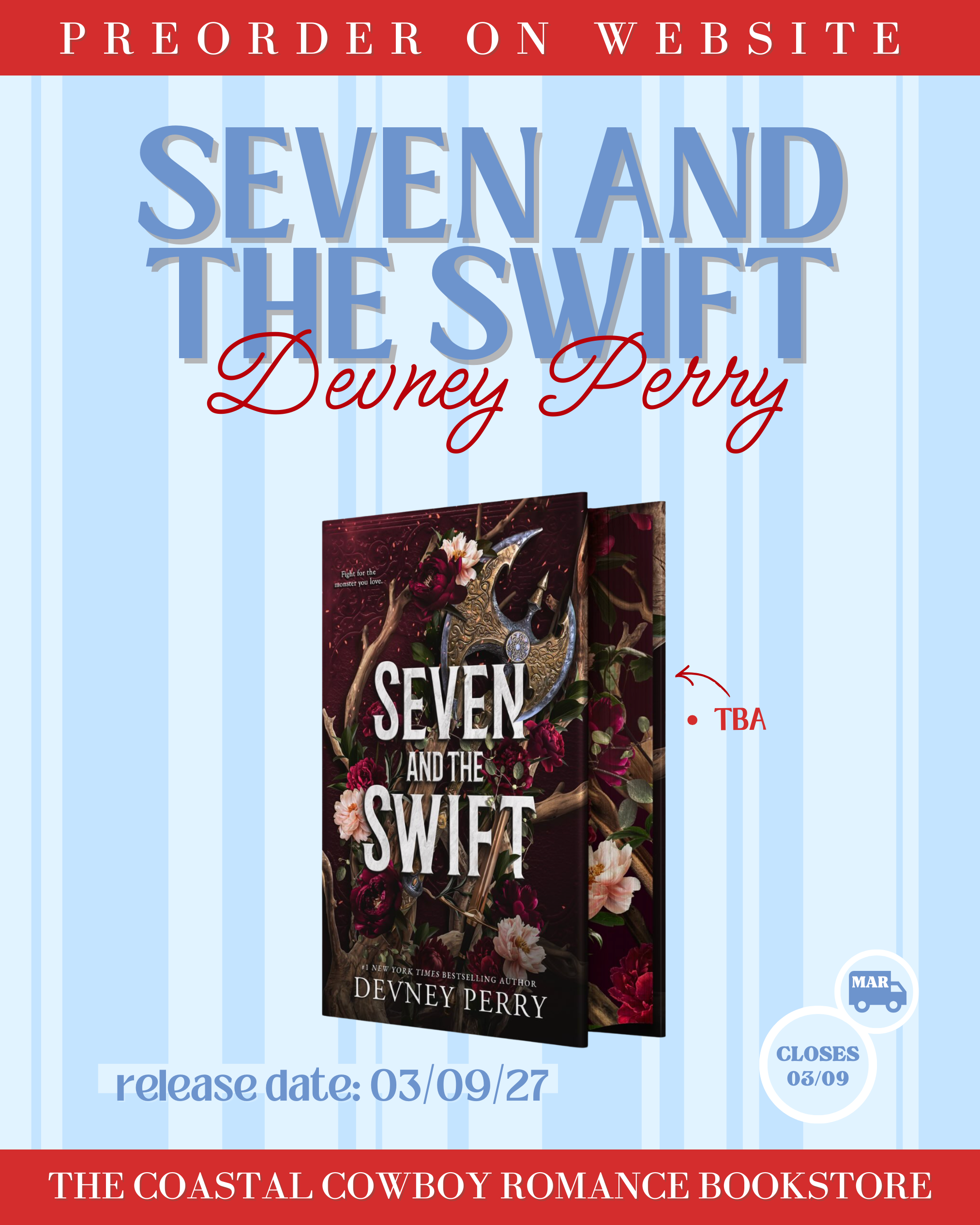SEVEN AND THE SWIFT (SHIELD OF SPARROWS, 3) | PREORDER