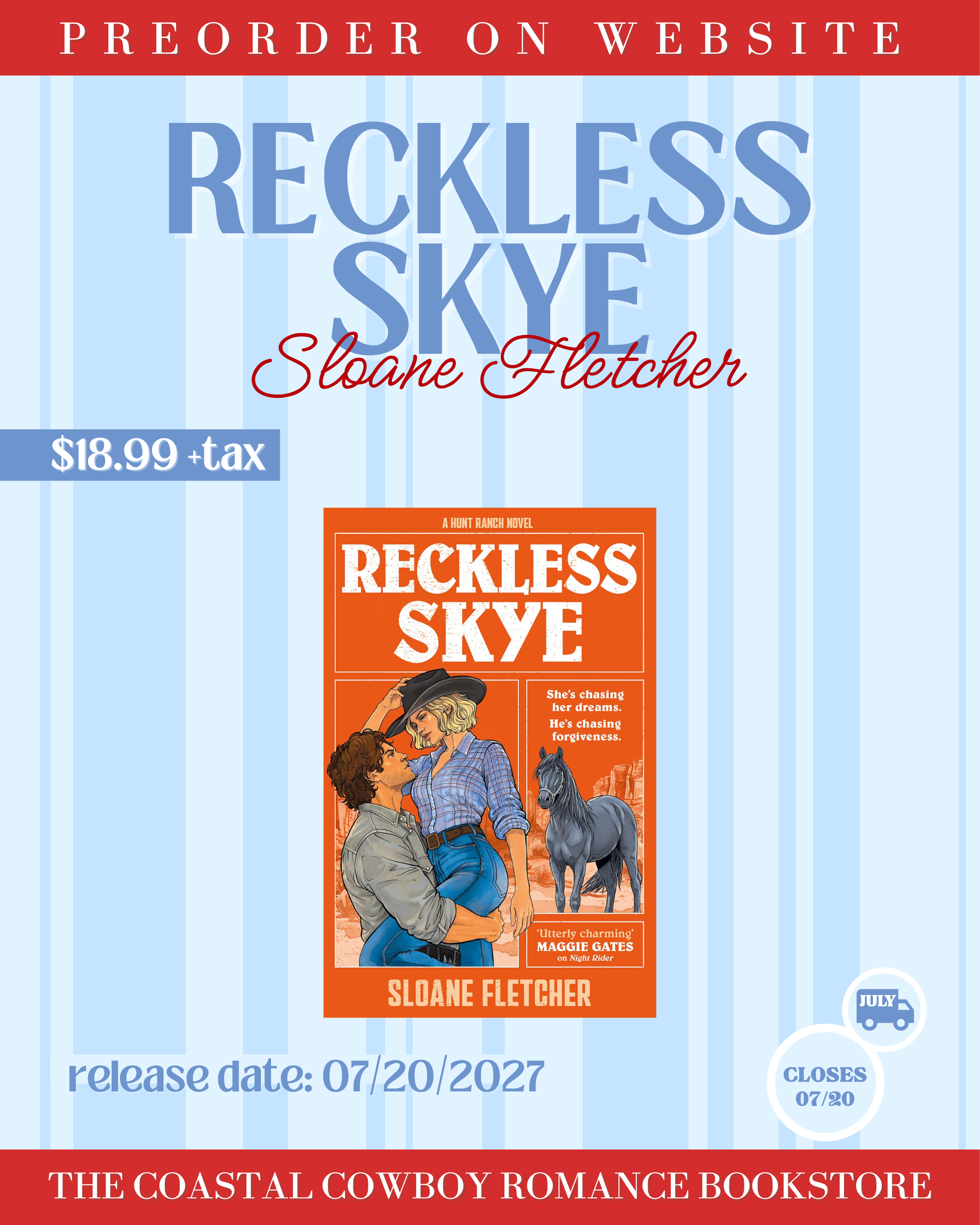 RECKLESS SKYE BY SLOANE FLETCHER | PREORDER