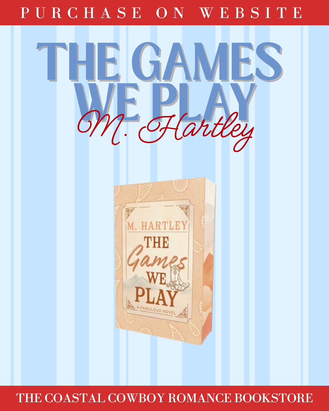 THE GAMES WE PLAY (FAIRCLOUD, 3) BY M. HARTLEY | SIGNED COPY (Copy) (Copy)