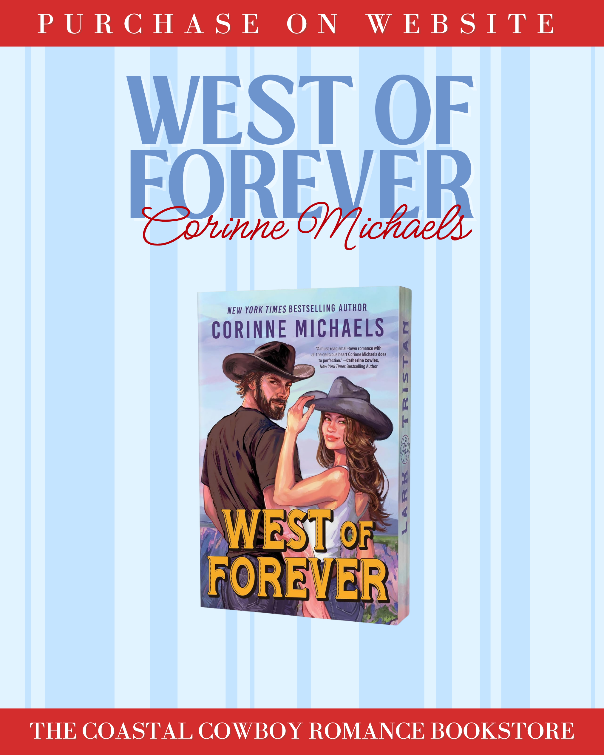WEST OF FOREVER (HEARTSTONE RANCH, 1) BY CORINNE MICHAELS | DELUXE EDITION