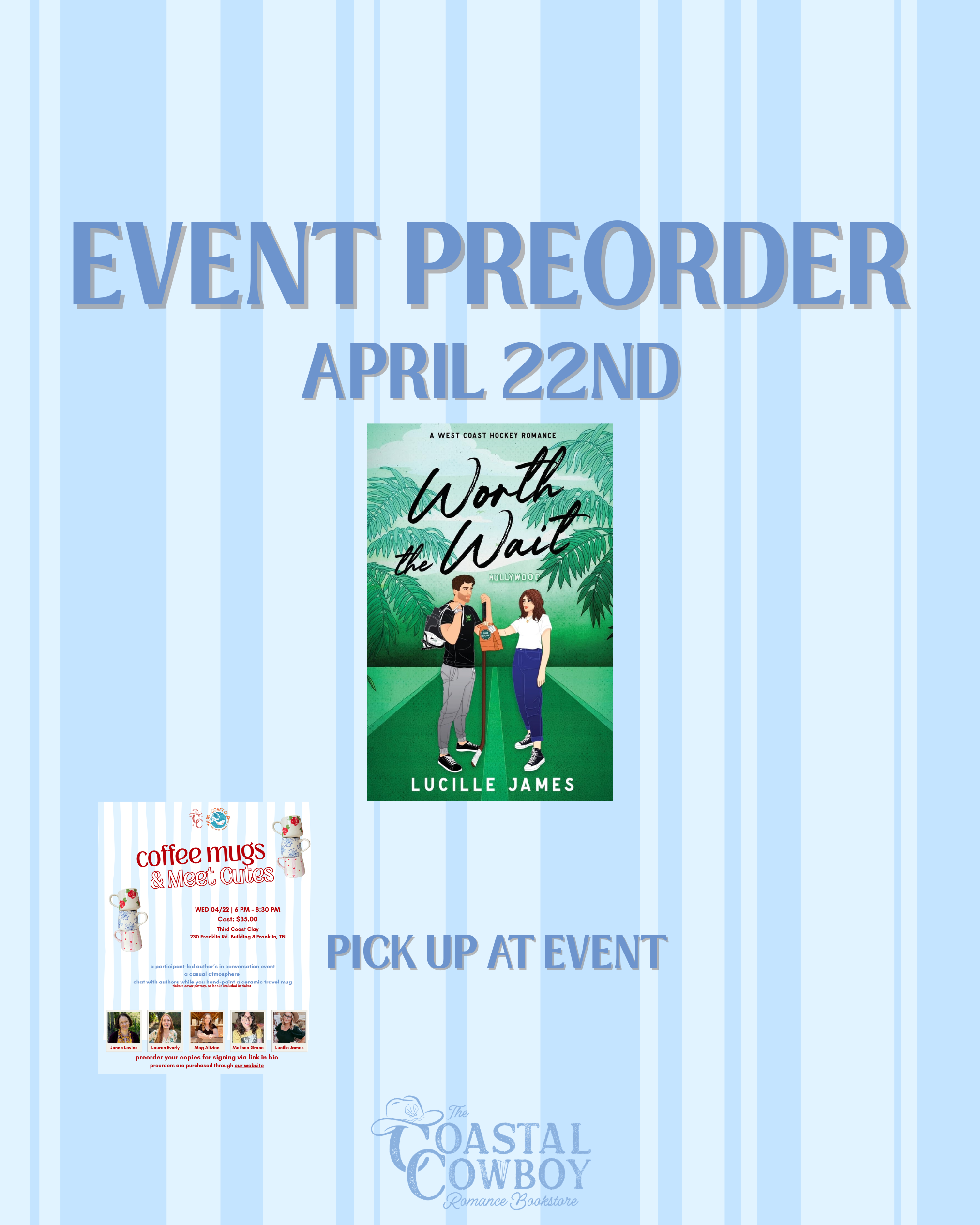 WORTH THE WAIT | COFFEE MUGS & MEET CUTES EVENT PREORDER