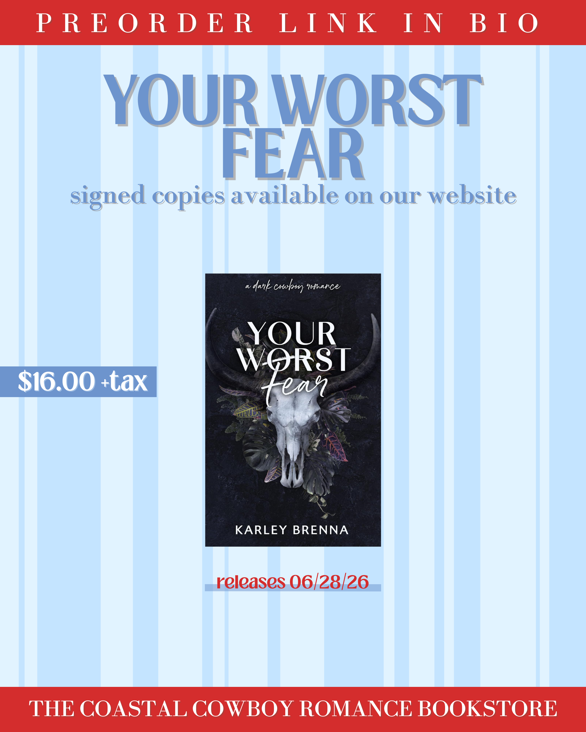YOUR WORST FEAR (WHISKEY RIDGE BOOK #3) | PREORDER