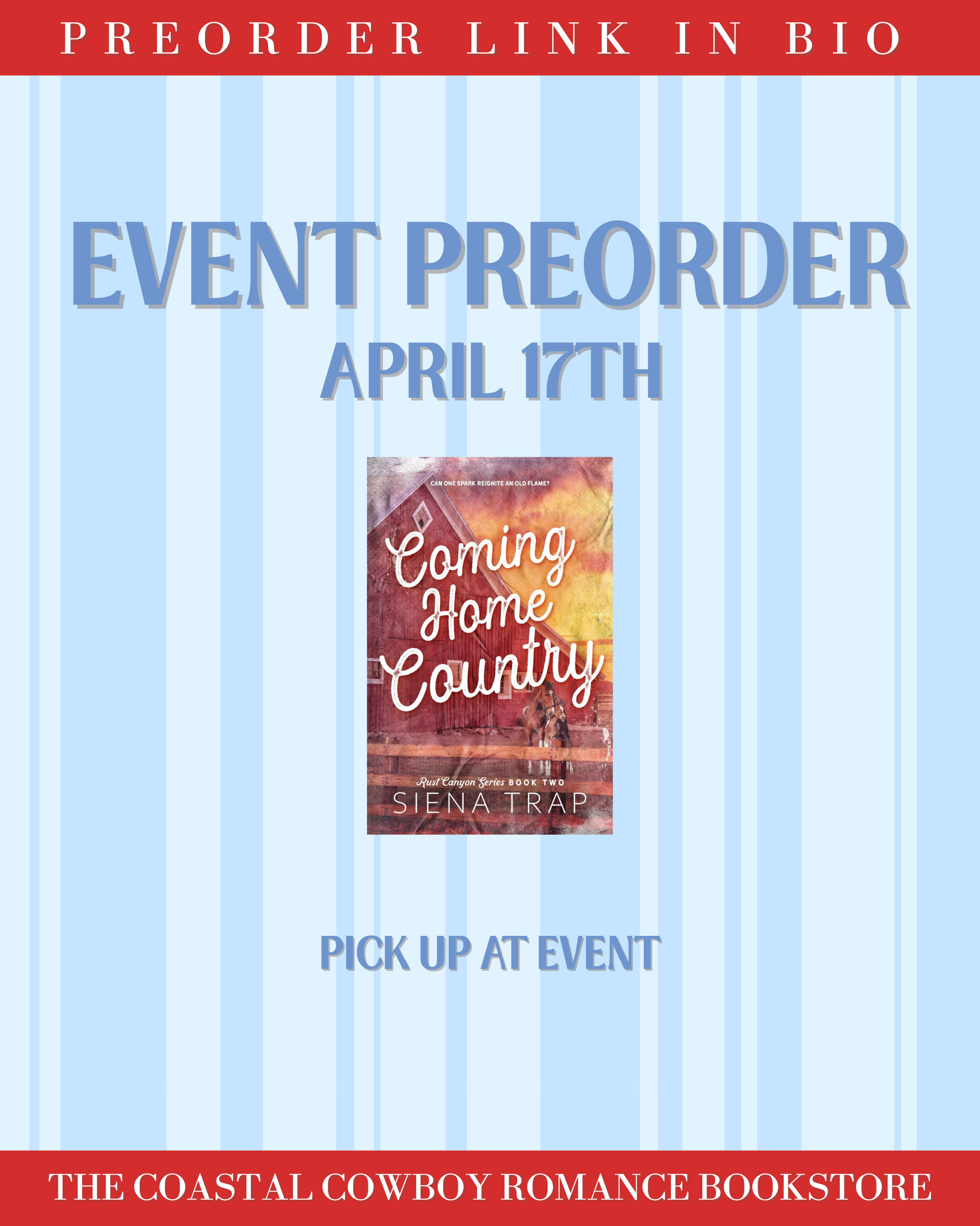 COMING HOME COUNTRY | APRIL RODEO PREORDER