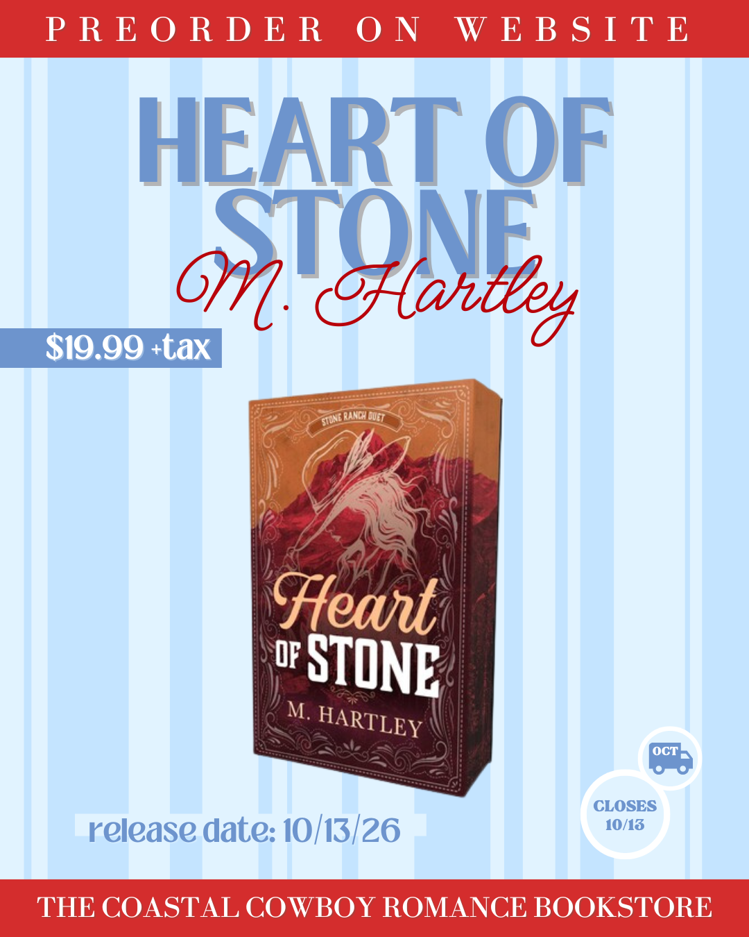 HEART OF STONE BY M. HARTLEY | PREORDER