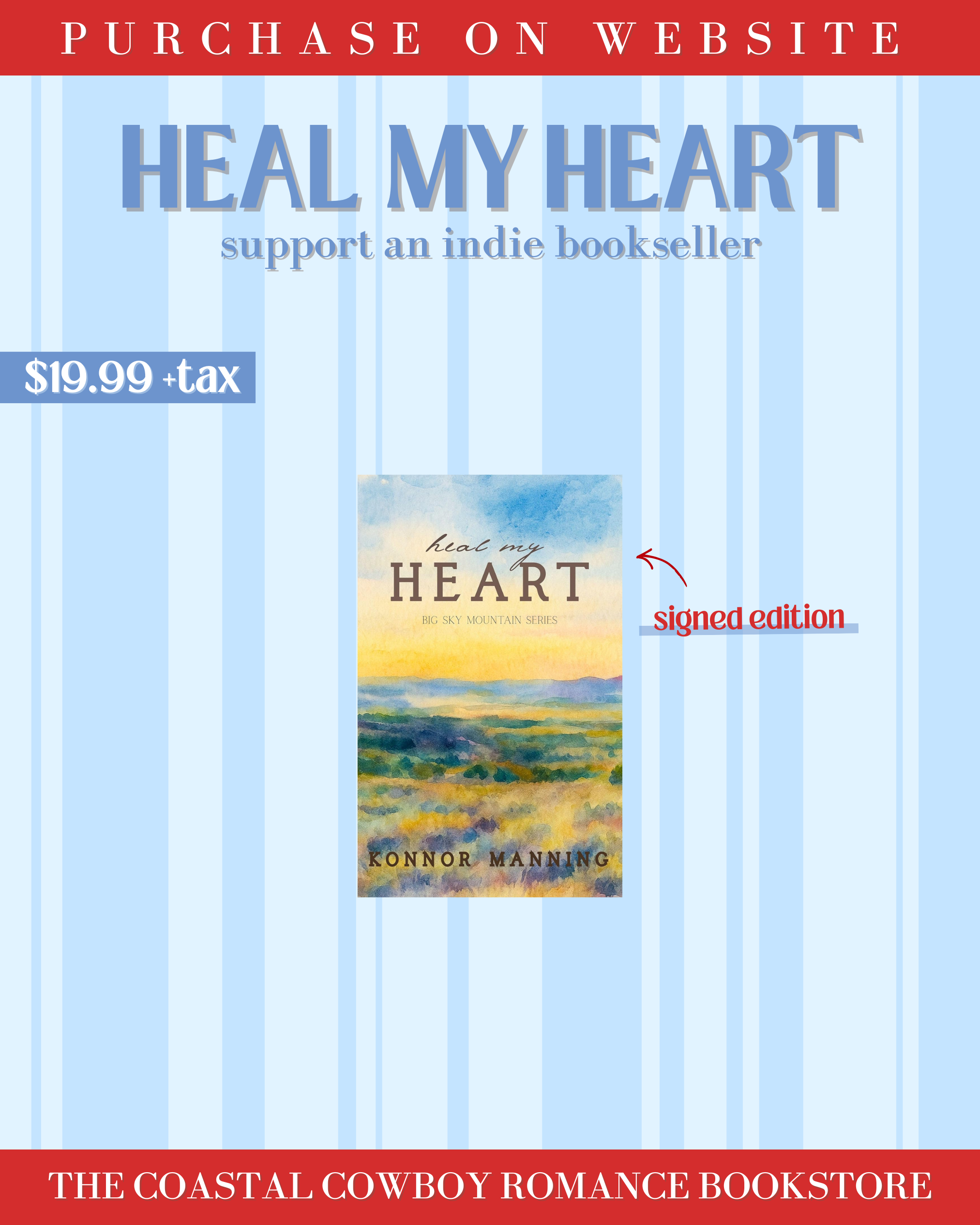 HEAL MY HEART (BIG SKY MOUNTAIN, 1)  | SIGNED COPY