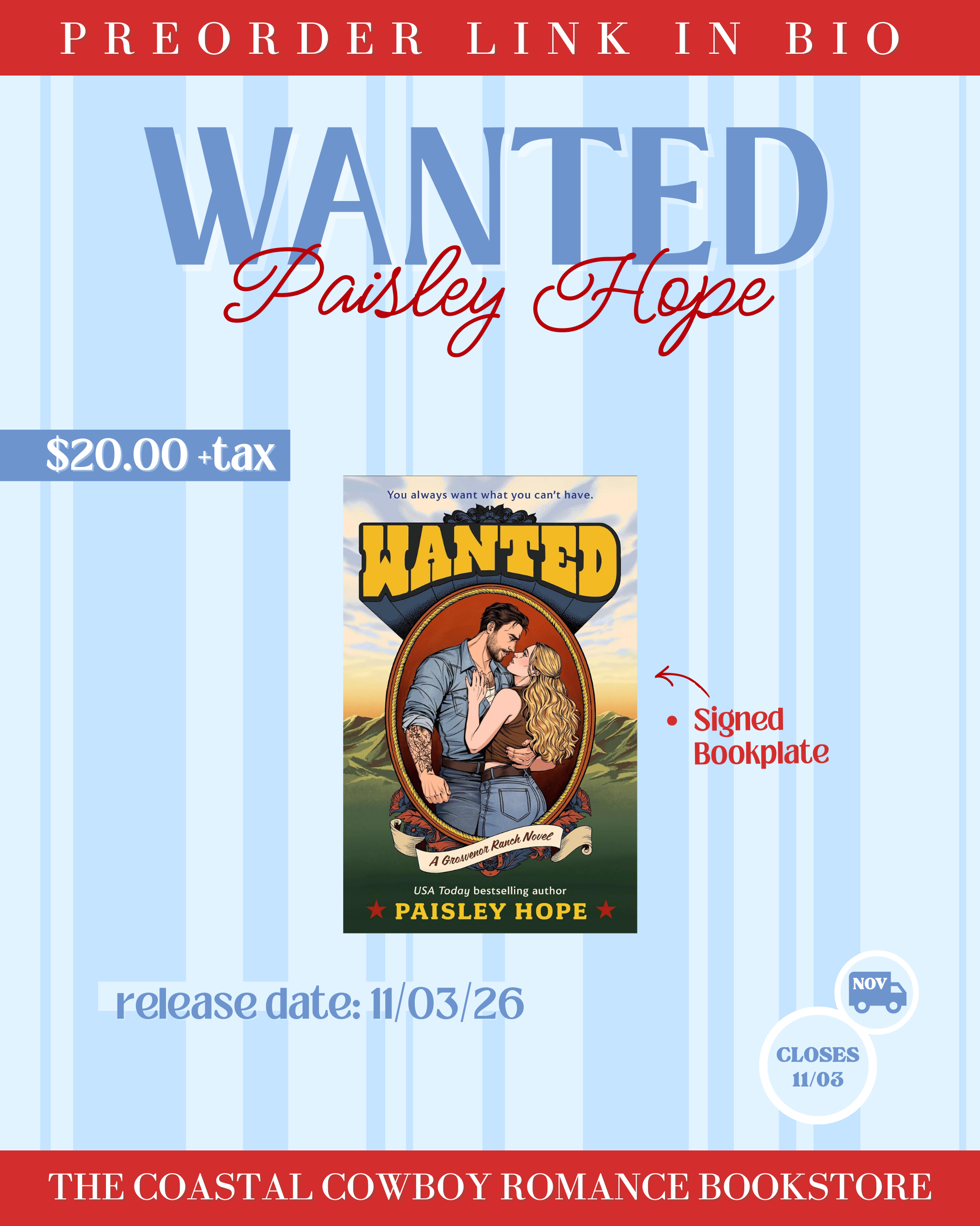 WANTED | PREORDER CAMPAIGN