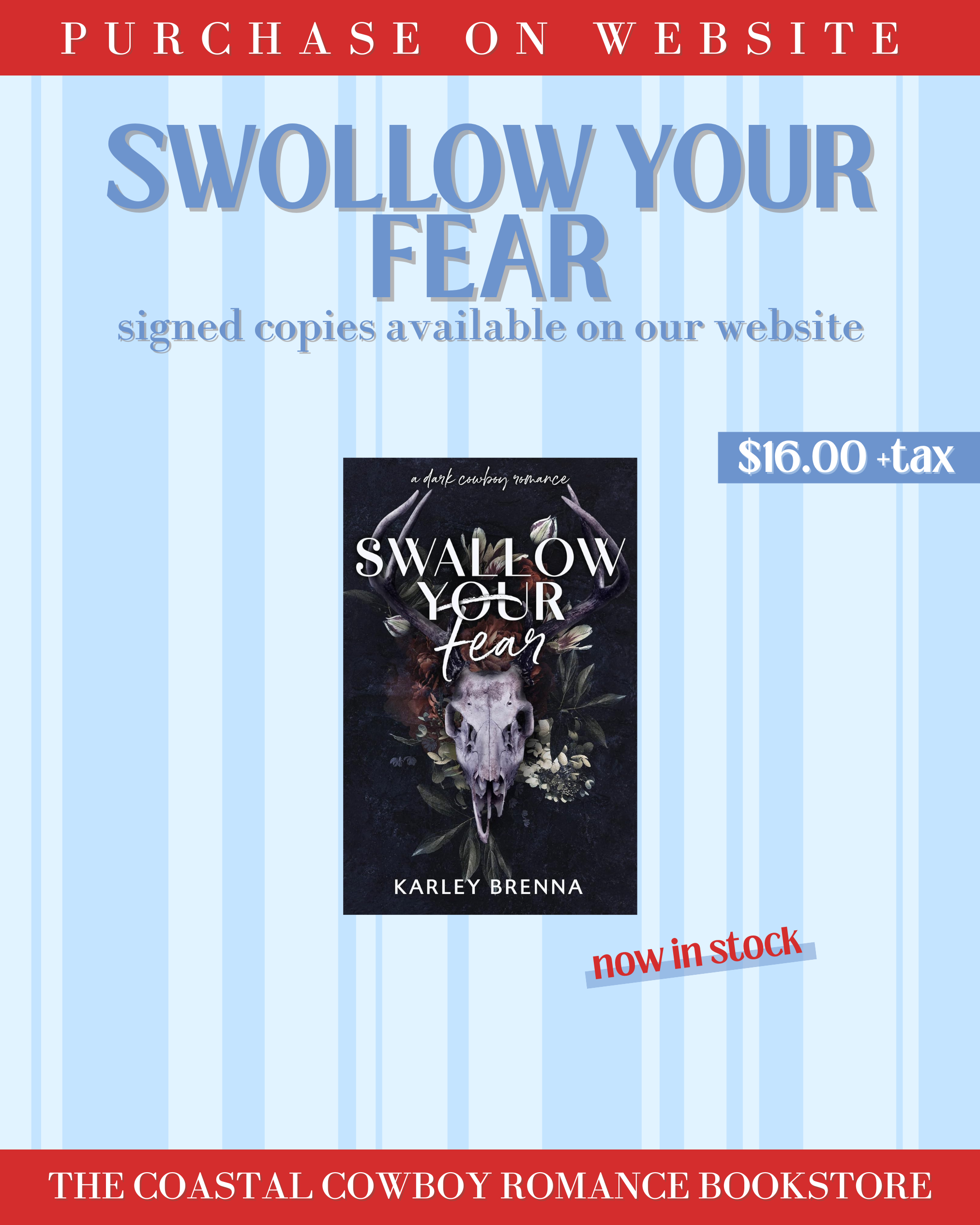 SWALLOW YOUR FEAR (WHISKEY RIDGE BOOK #1)