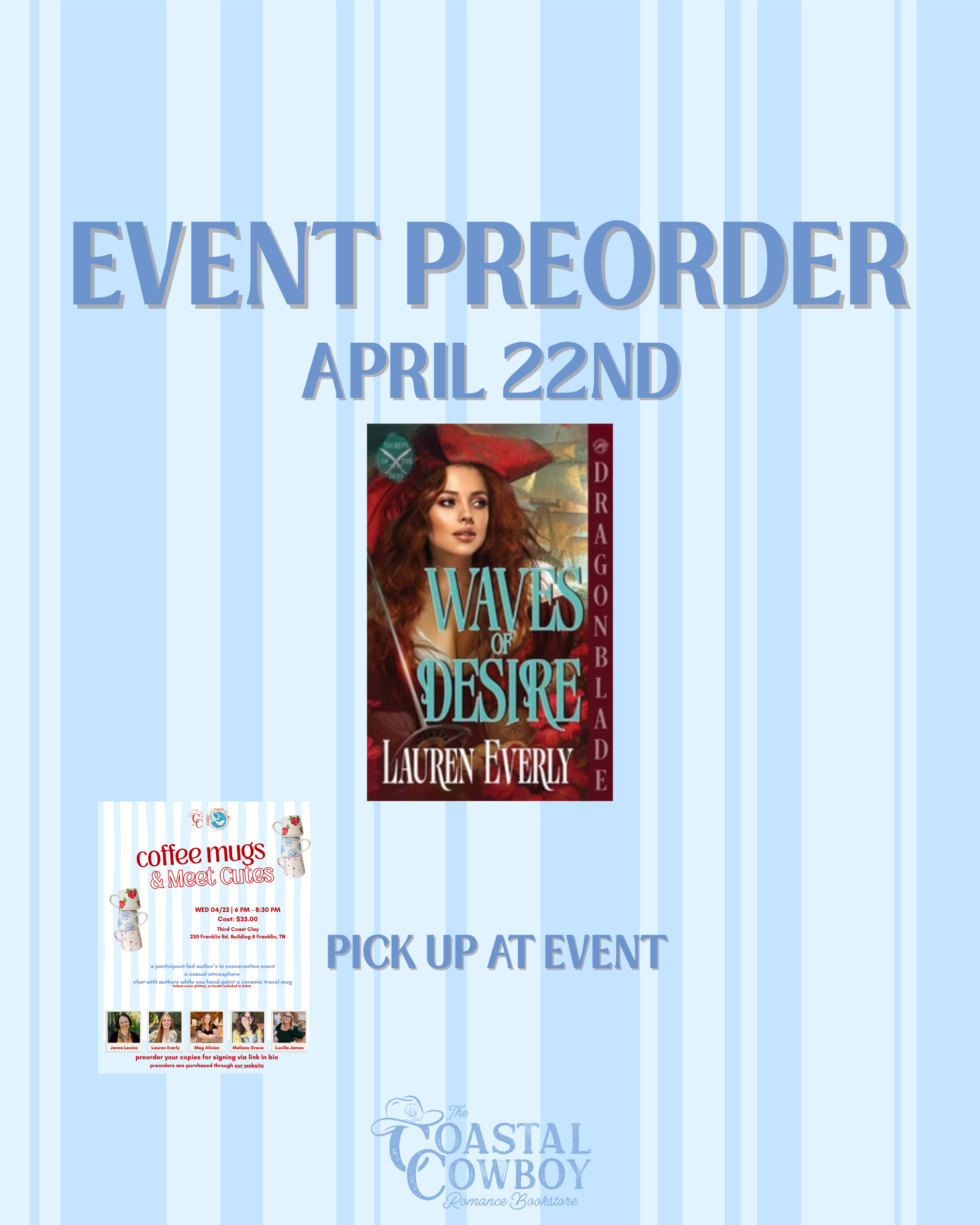 WAVES OF DESIRE | COFFEE MUGS & MEET CUTES EVENT PREORDER