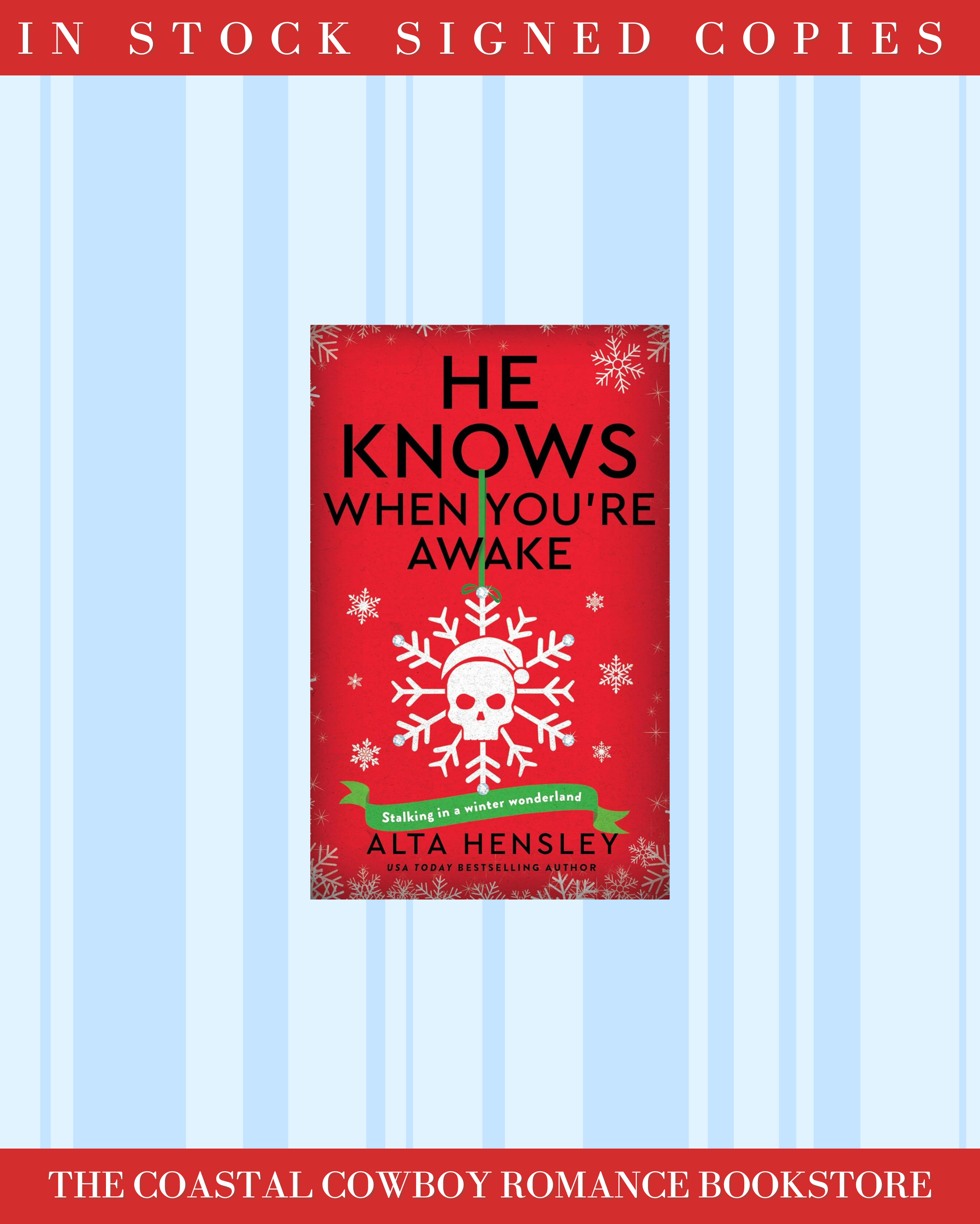 HE KNOWS WHEN YOU'RE AWAKE BY ATLA HENSLEY