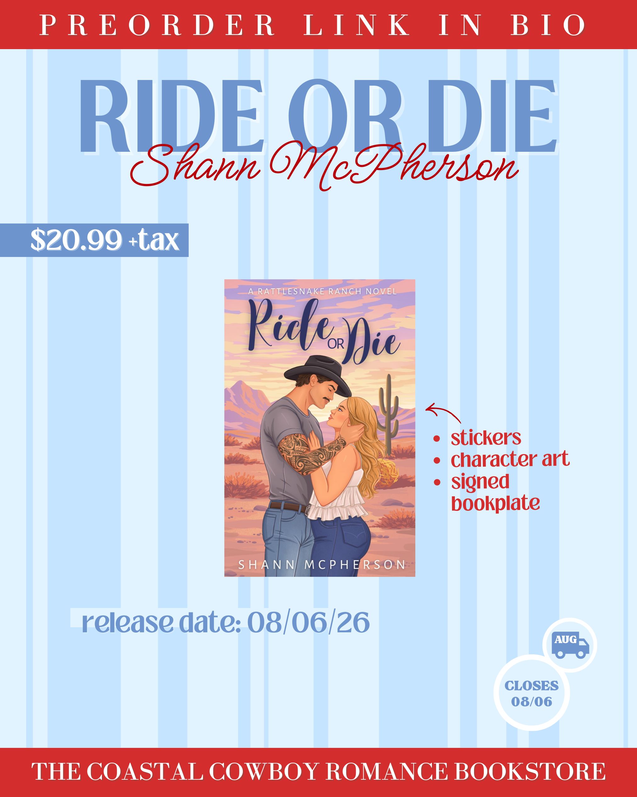 RIDE OR DIE (RATTLESNAKE RANCH, 1) | PREORDER