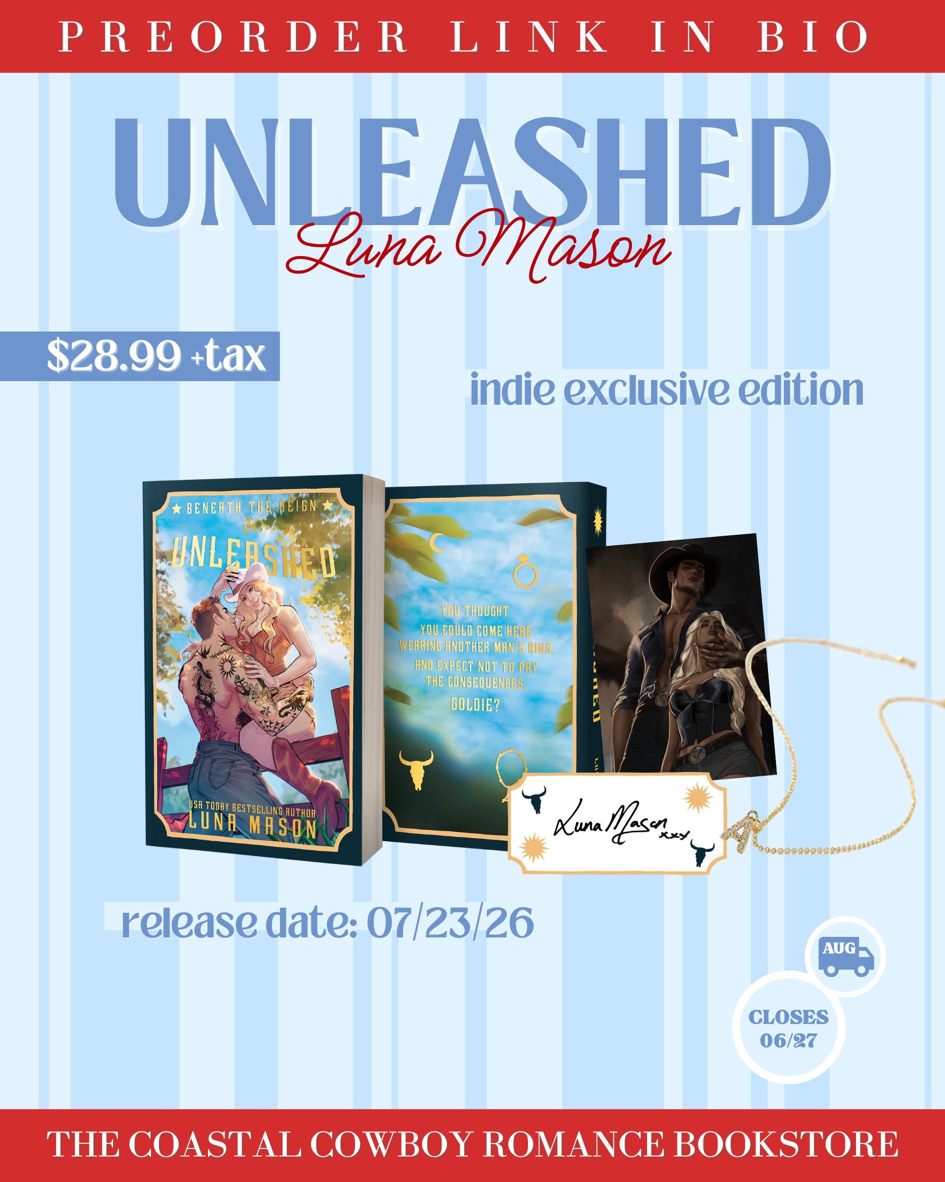 UNLEASHED (INDIE EXCLUSIVE EDITION) | PREORDER CAMPAIGN, SIGNED COPY
