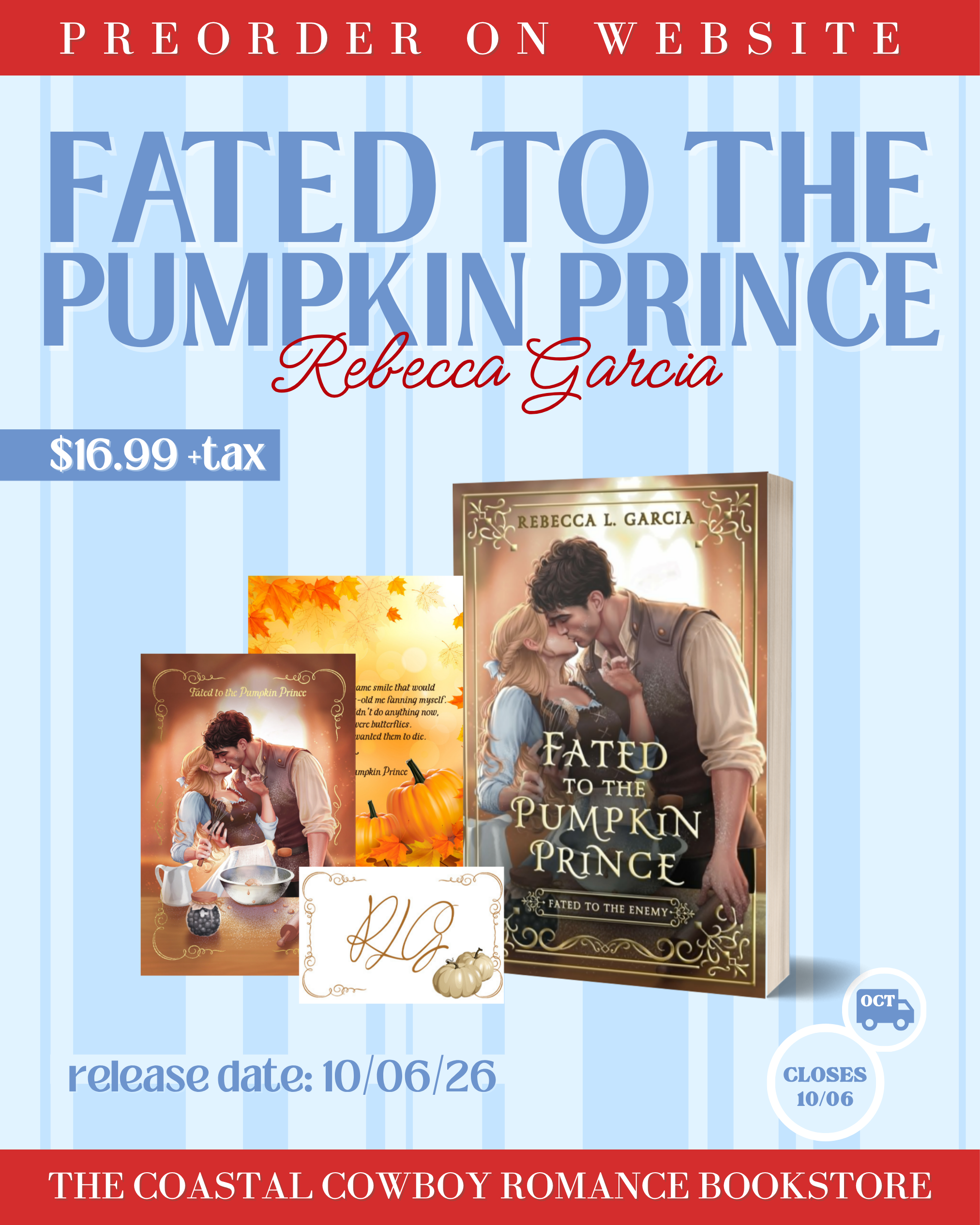 FATED TOT THE PUMPKIN PRINCE BY REBECCA GARCIA | PREORDER CAMPAIGN