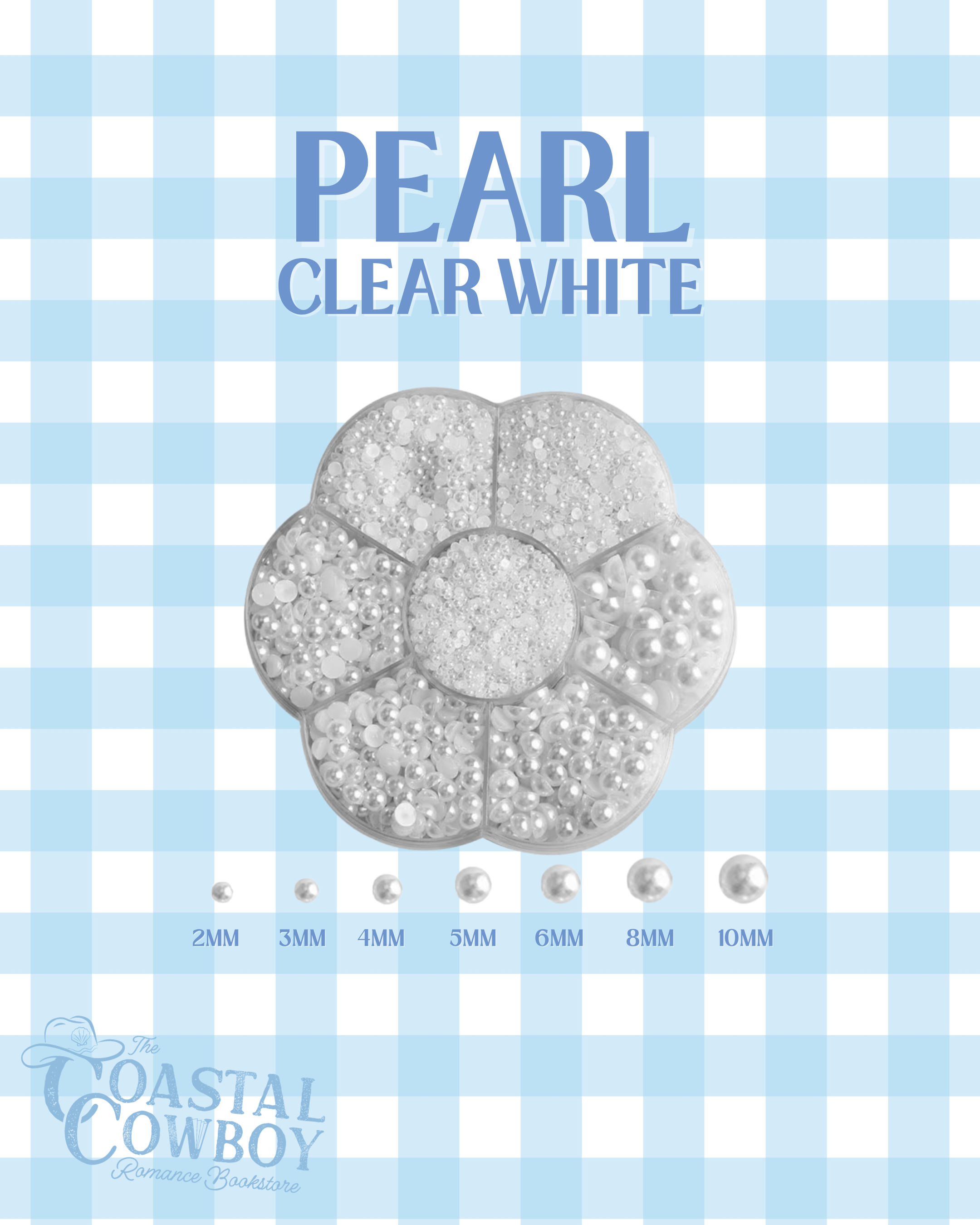 CLEAR WHITE | PEARL GEMS