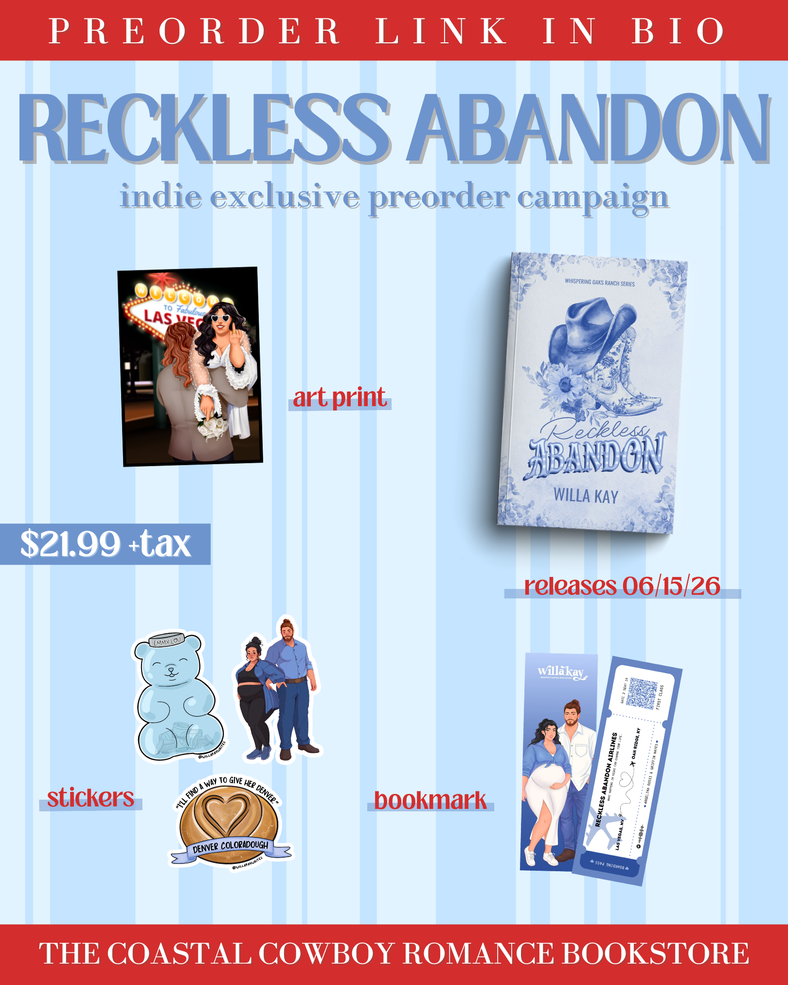 RECKLESS ABANDON - PREORDER