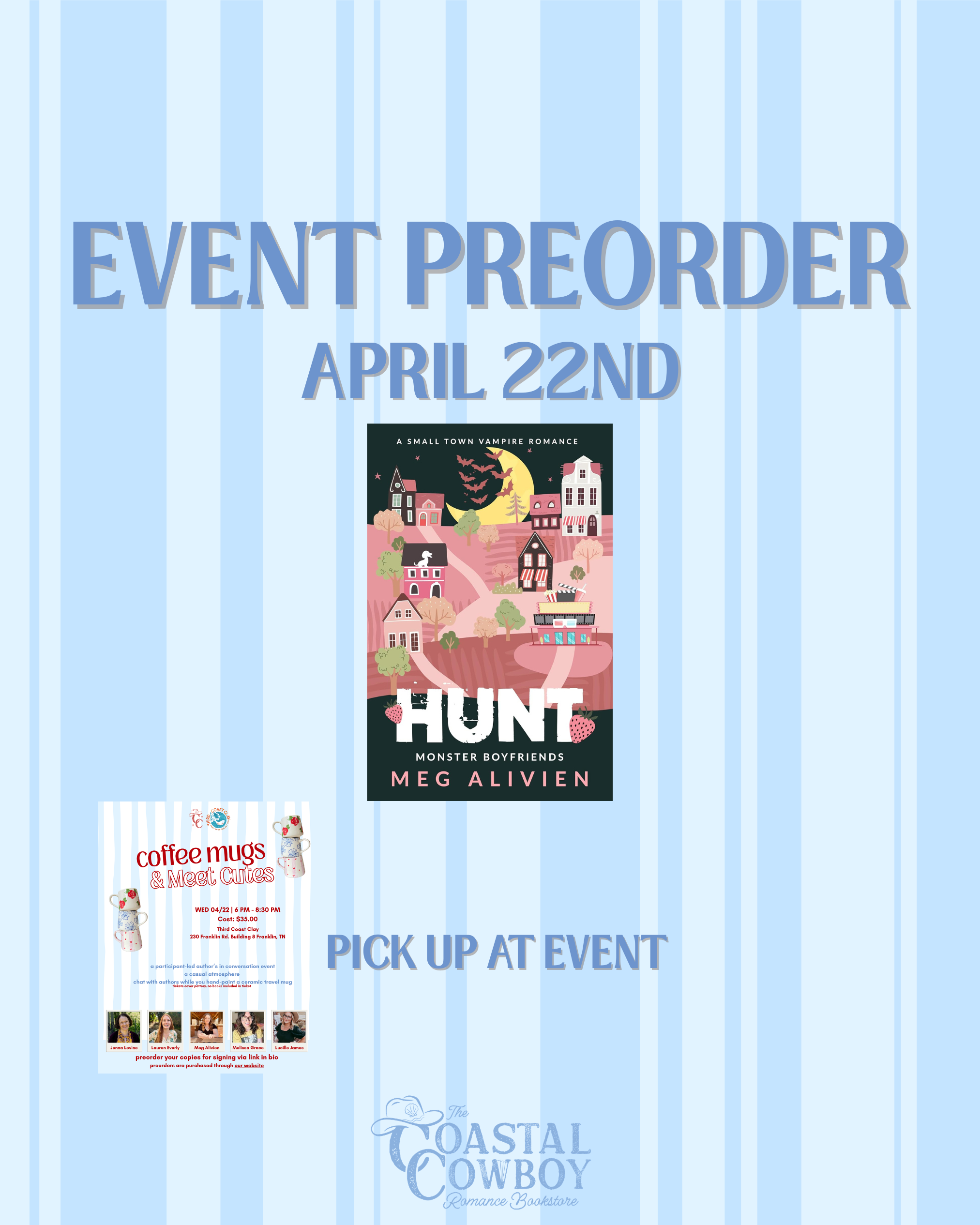 HUNT | COFFEE MUGS & MEET CUTES EVENT PREORDER
