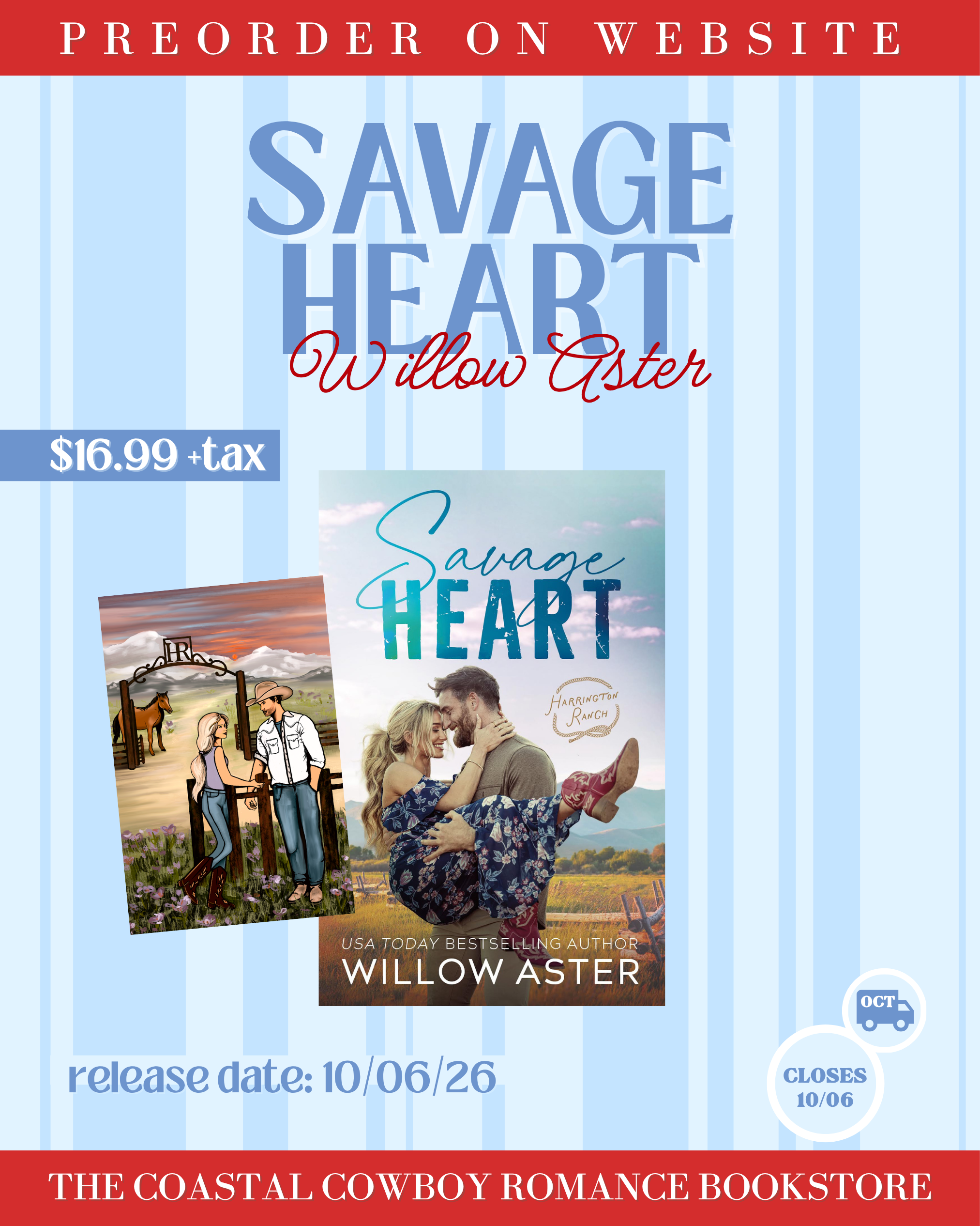 SAVAGE HEART BY WILLOW ASTER | PREORDER CAMPAIGN