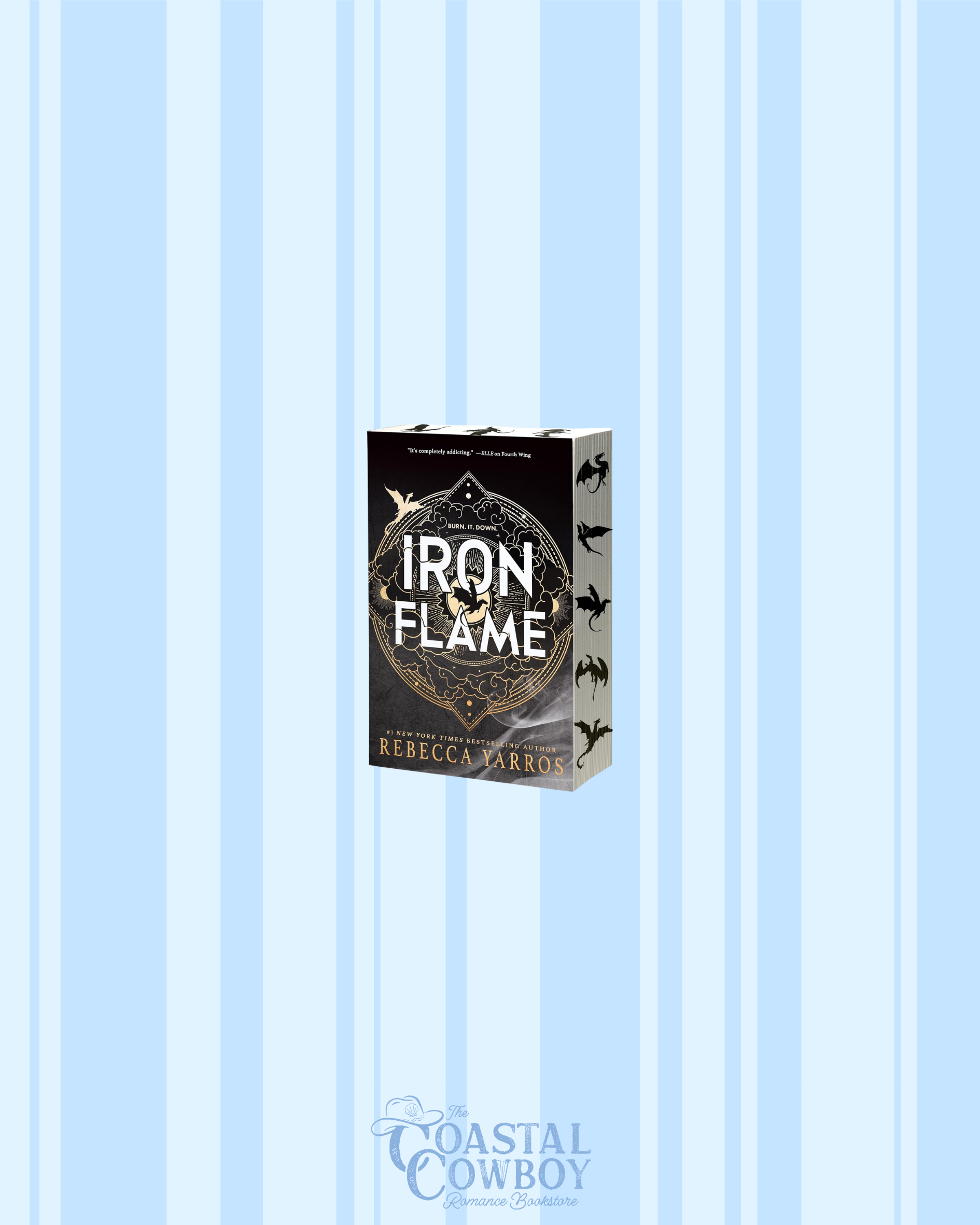 IRON FLAME (STENCILED EDGES)