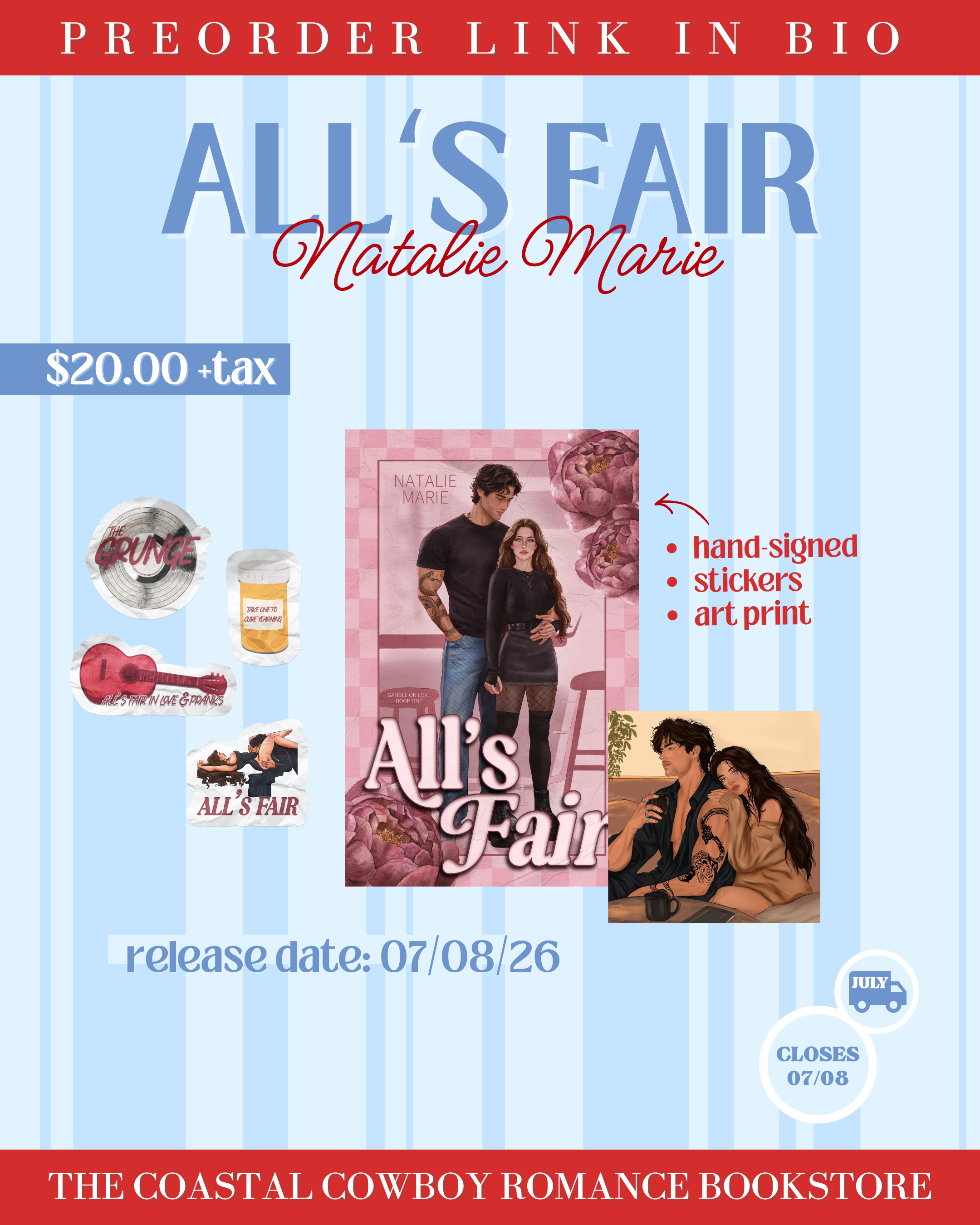 ALL'S FAIR | PREORDER, HAND-SIGNED COPY