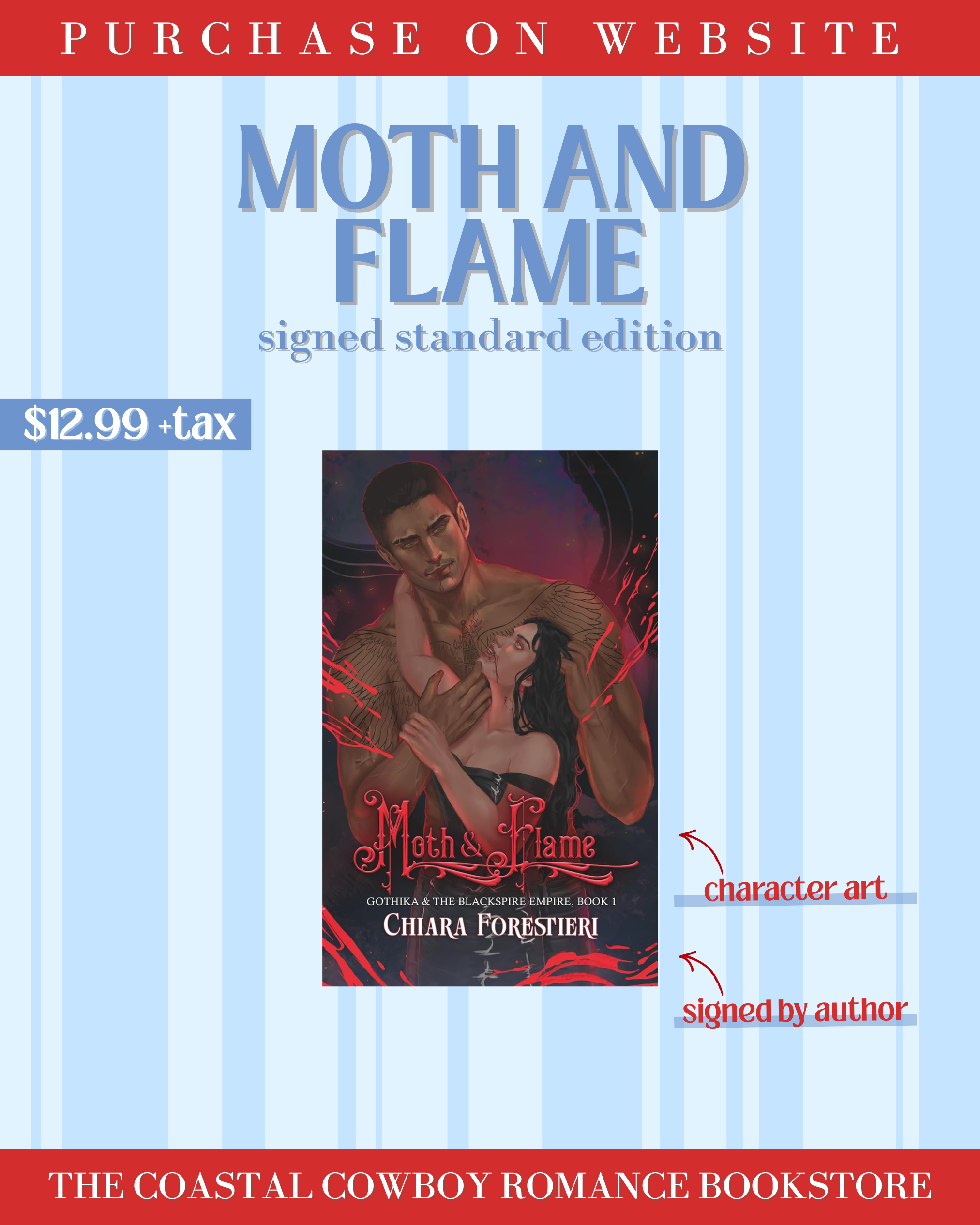 MOTH AND FLAME (NOVELLA) - PREORDER FOR SIGNED COPIES