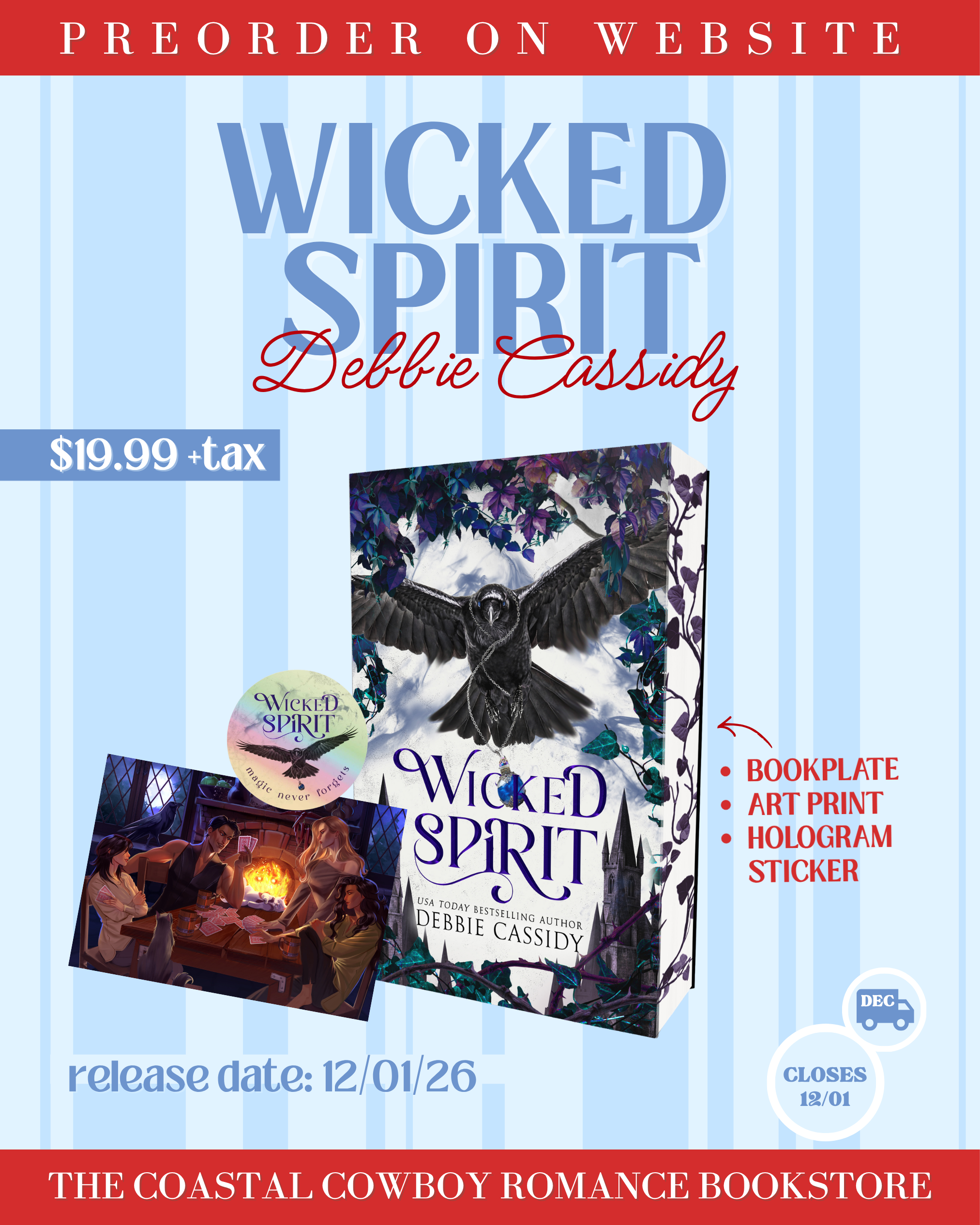 WICKED SPIRIT BY DEBBIE CASSIDY | PREORDER CAMPAIGN