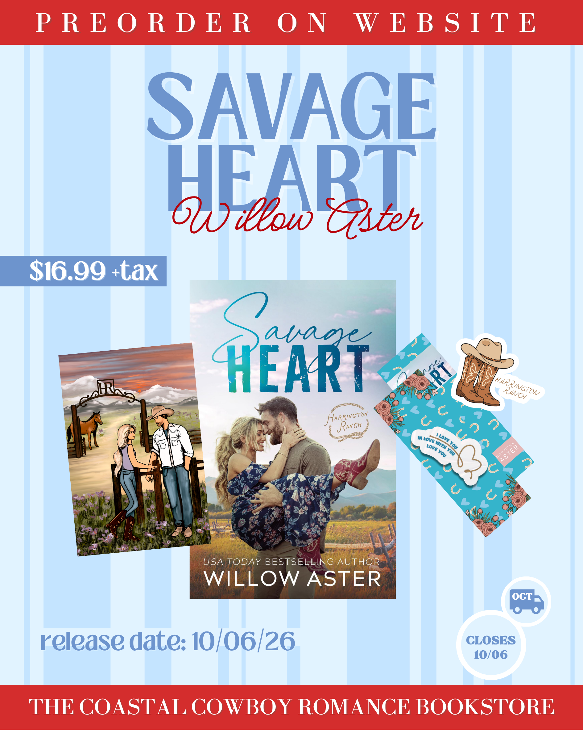 SAVAGE HEART BY WILLOW ASTER | PREORDER CAMPAIGN