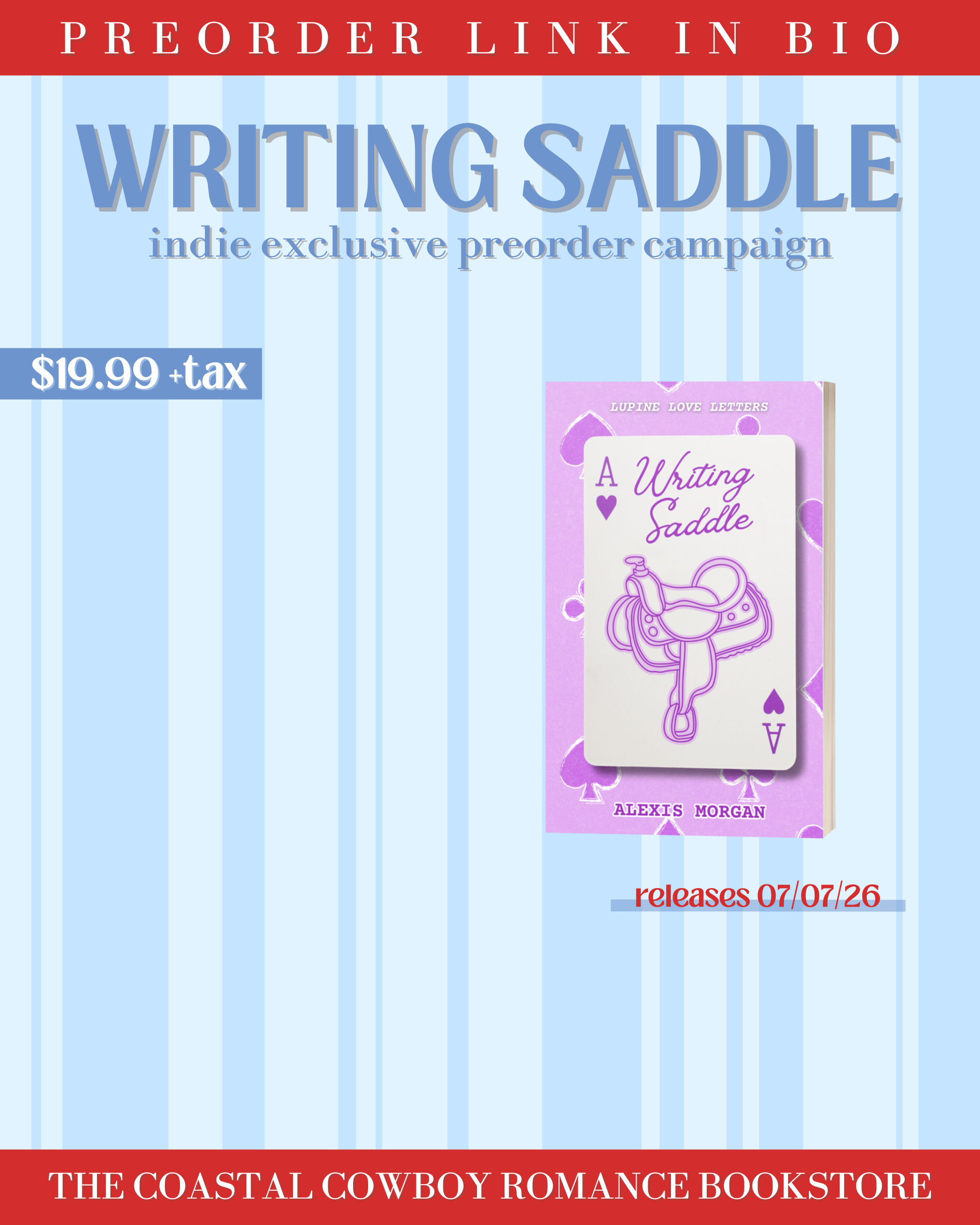 WRITING SADDLE | PREORDER