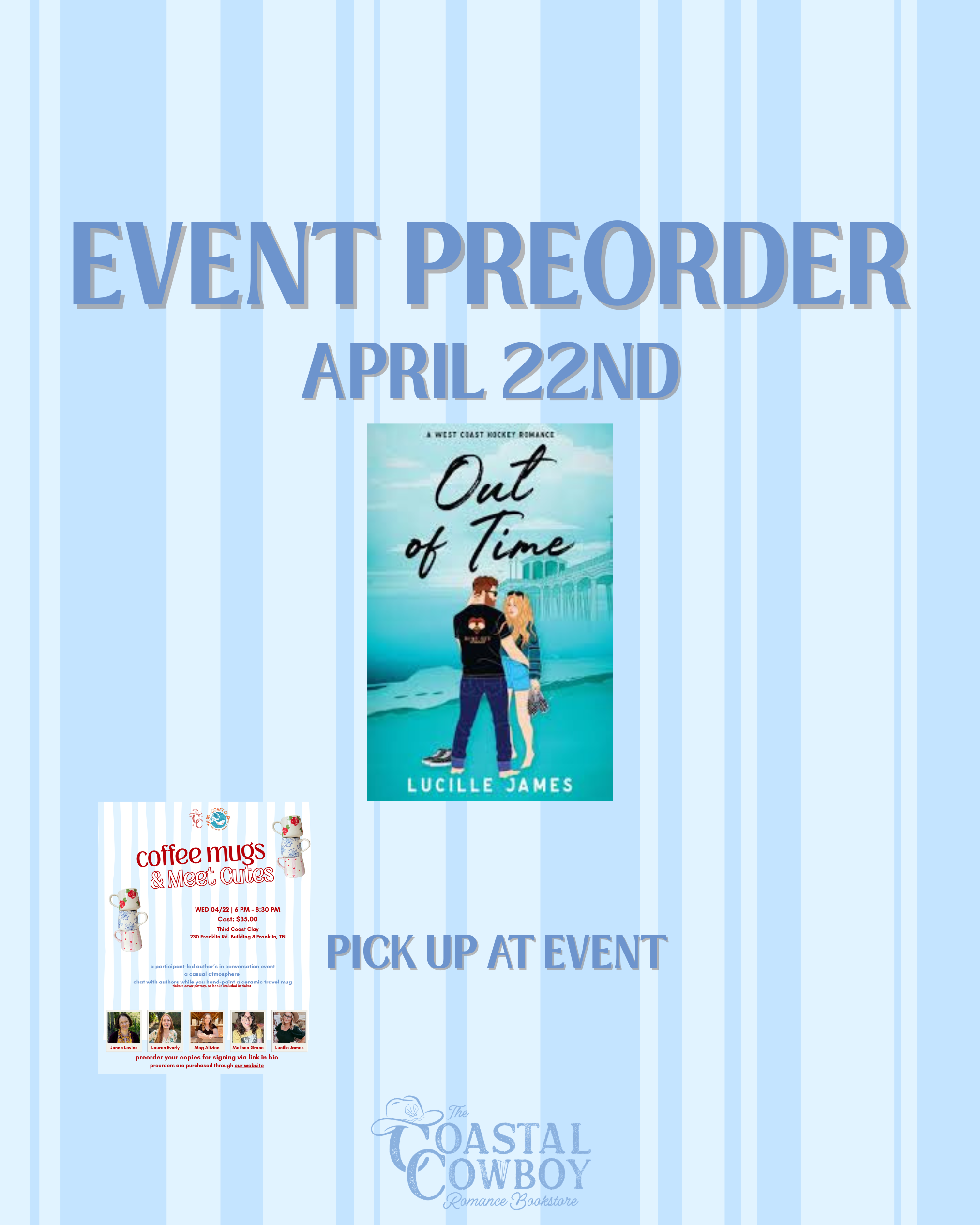 OUT OF TIME | COFFEE MUGS & MEET CUTES EVENT PREORDER