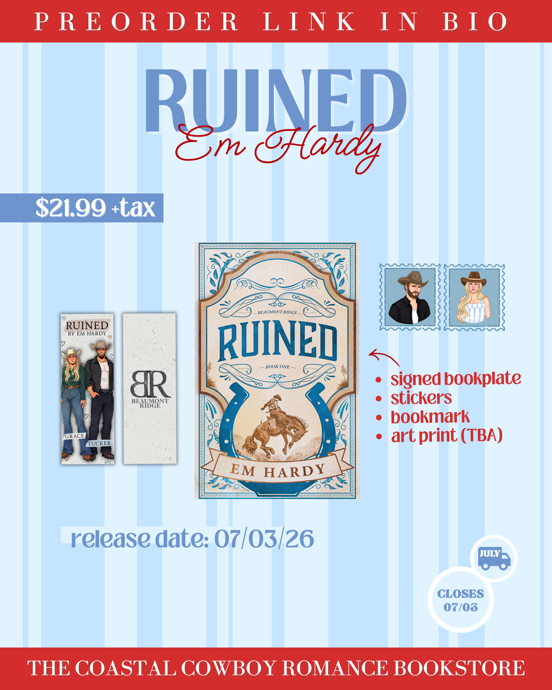RUINED (BEAUMONT RIDGE, 1) | PREORDER SIGNED COPY