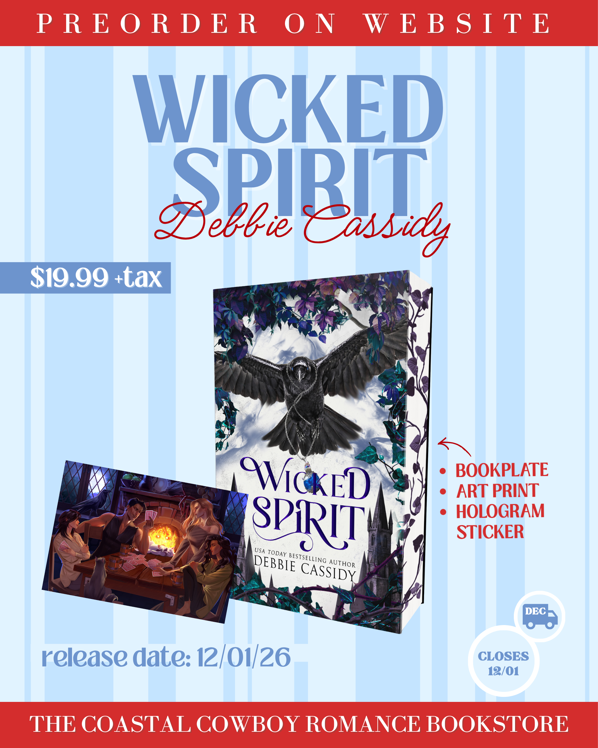 WICKED SPIRIT BY DEBBIE CASSIDY | PREORDER CAMPAIGN