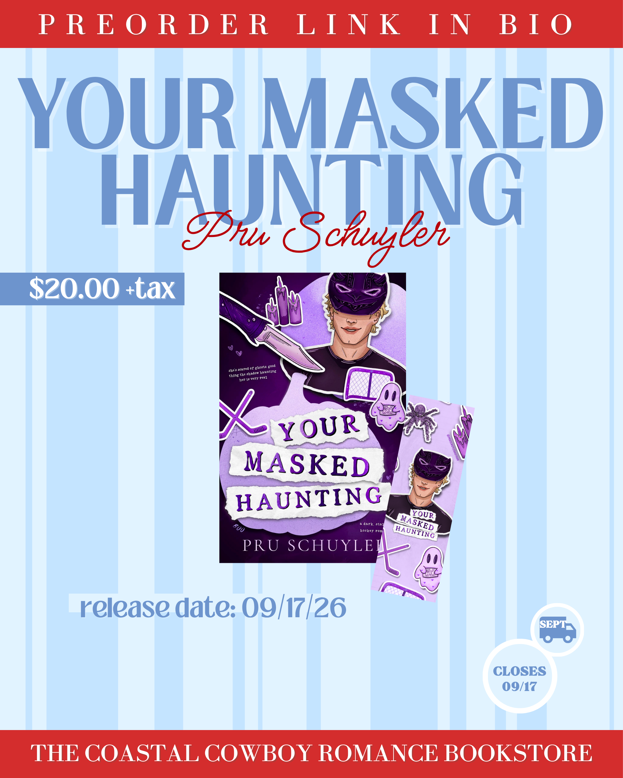 YOUR MASKED HAUNTING BY PRU SCHUYLER | PREORDER SIGNED COPIES
