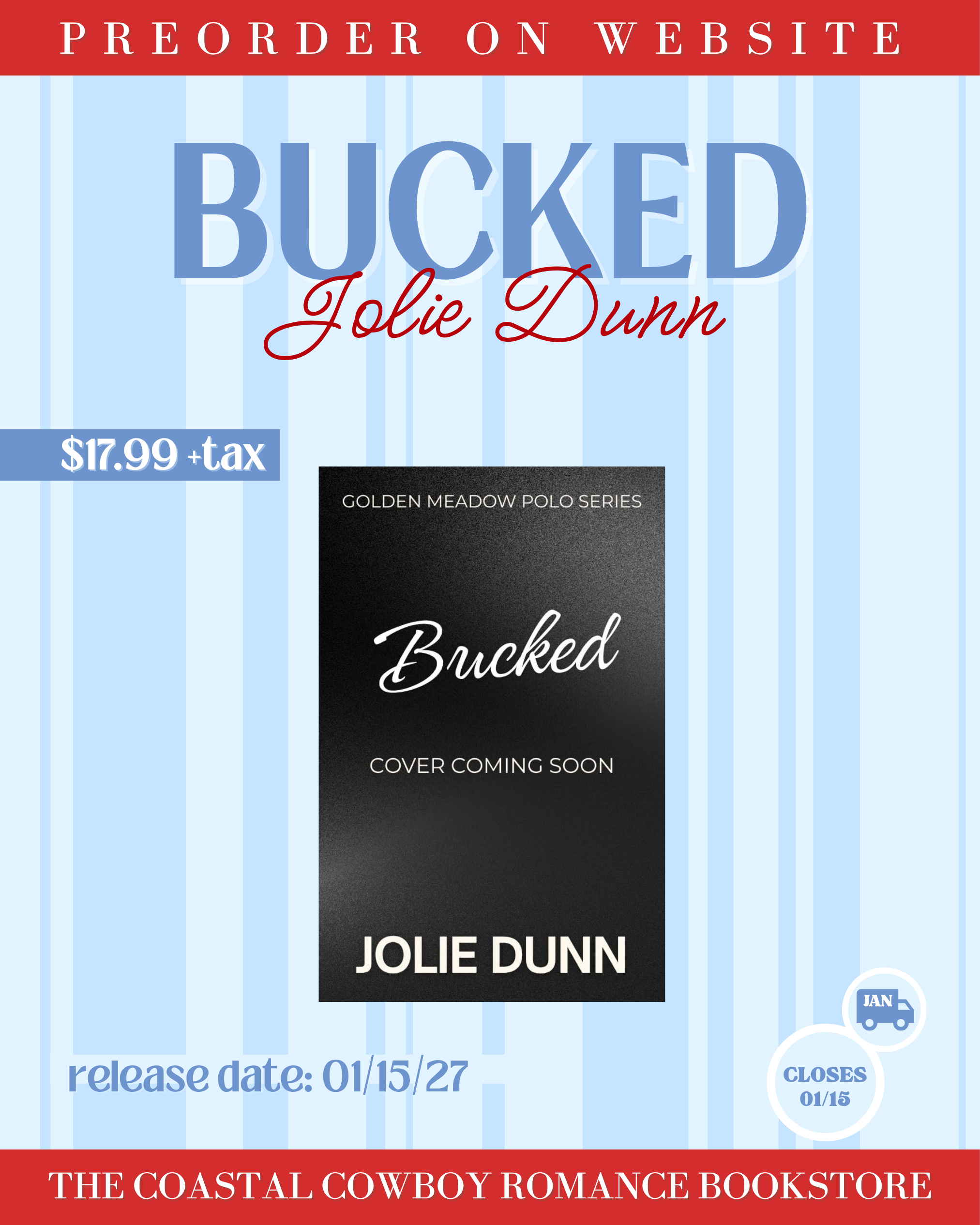 BUCKED BY JOLIE DUNN | PREORDER SIGNED COPIES
