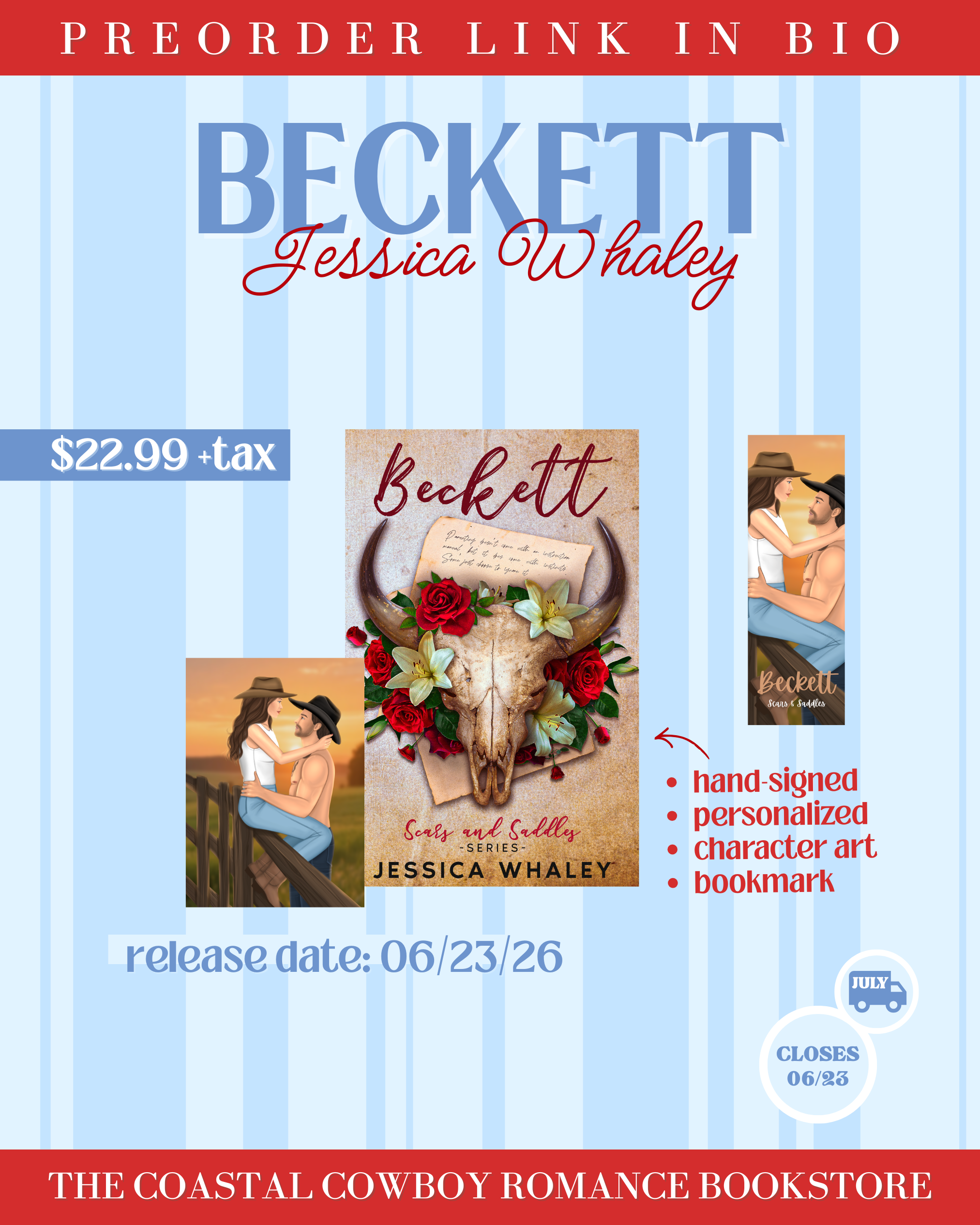 BECKETT | SIGNED PERSONALIZED, PREORDER
