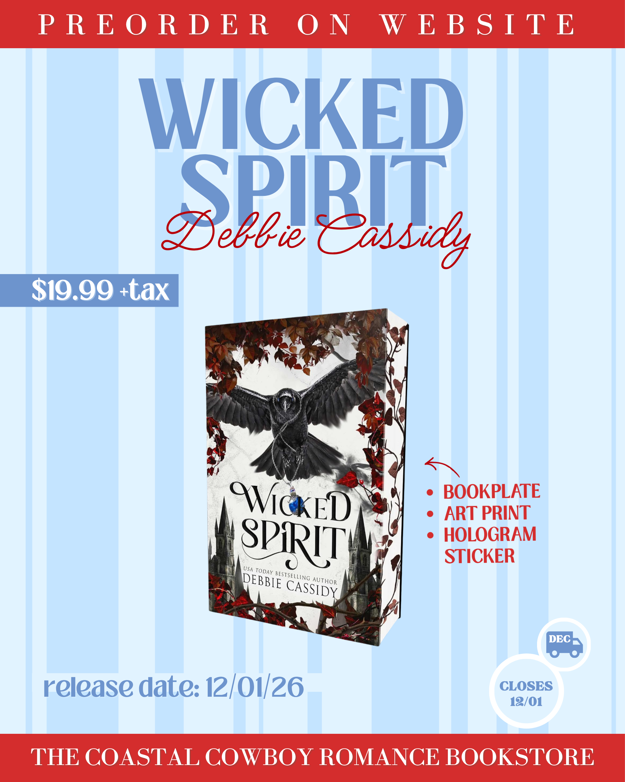 WICKED SPIRIT BY DEBBIE CASSIDY | PREORDER CAMPAIGN