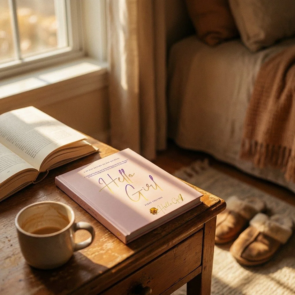 Your past doesn't hold the pen anymore. Every quiet morning is a chance to decide who you are becoming. It&rsquo;s time to rewrite the narrative and own your truth. Share one word that describes your new chapter below.

#HelloGirl #RewriteYourStory #