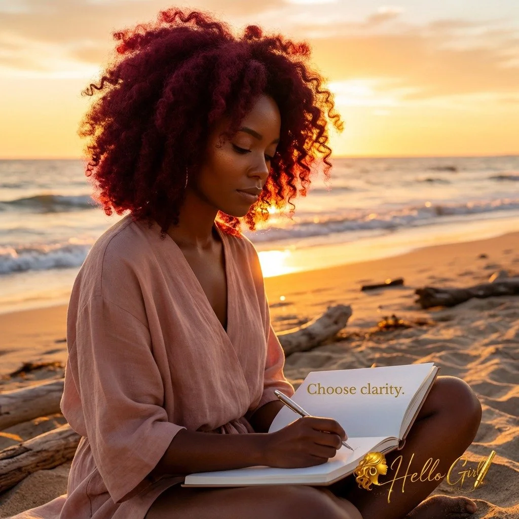 Choose Clarity over Chaos. Hello Girl