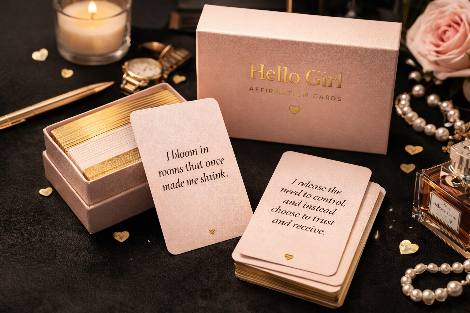 Hello Girl Digital Affirmation Cards
