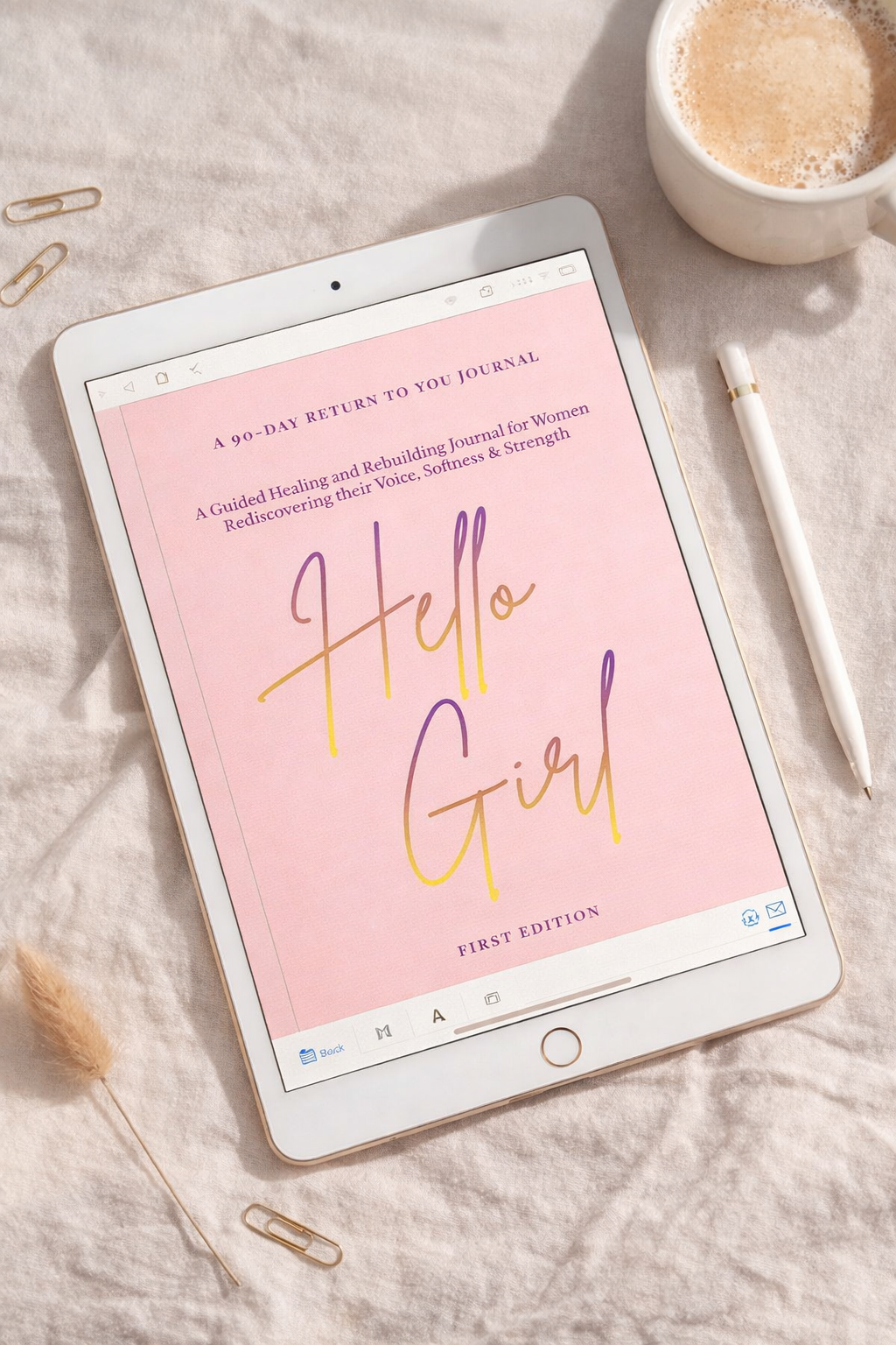 Hello Girl - The 90-Day Return to You Digital Journal