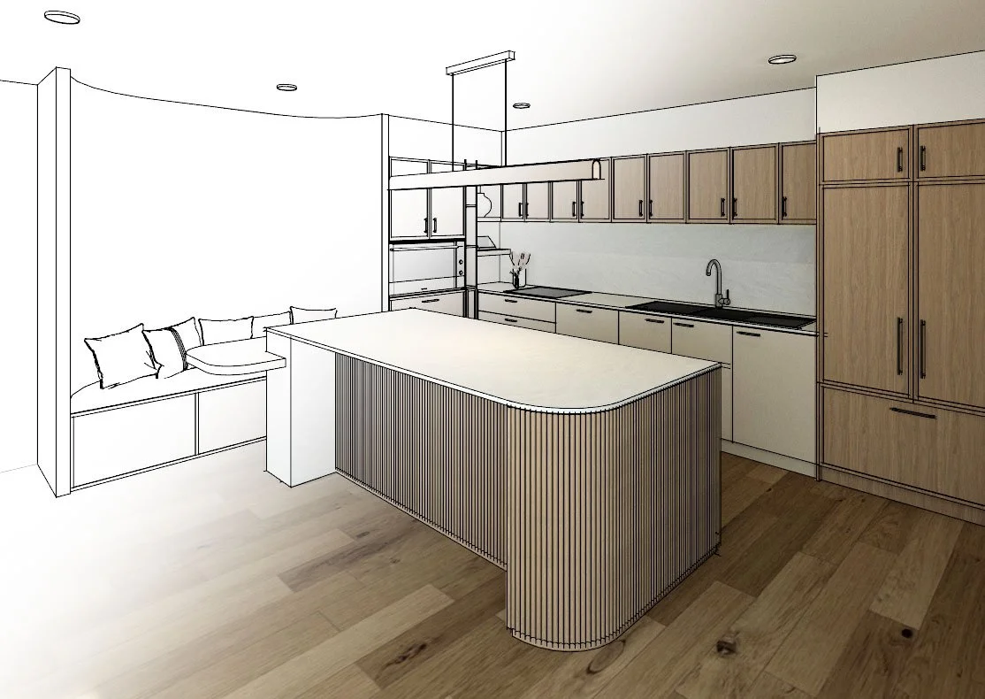 Soul Sanctuary Interior Design | Sunshine Coast to Noosa | Kitchen Concept Maroochydore