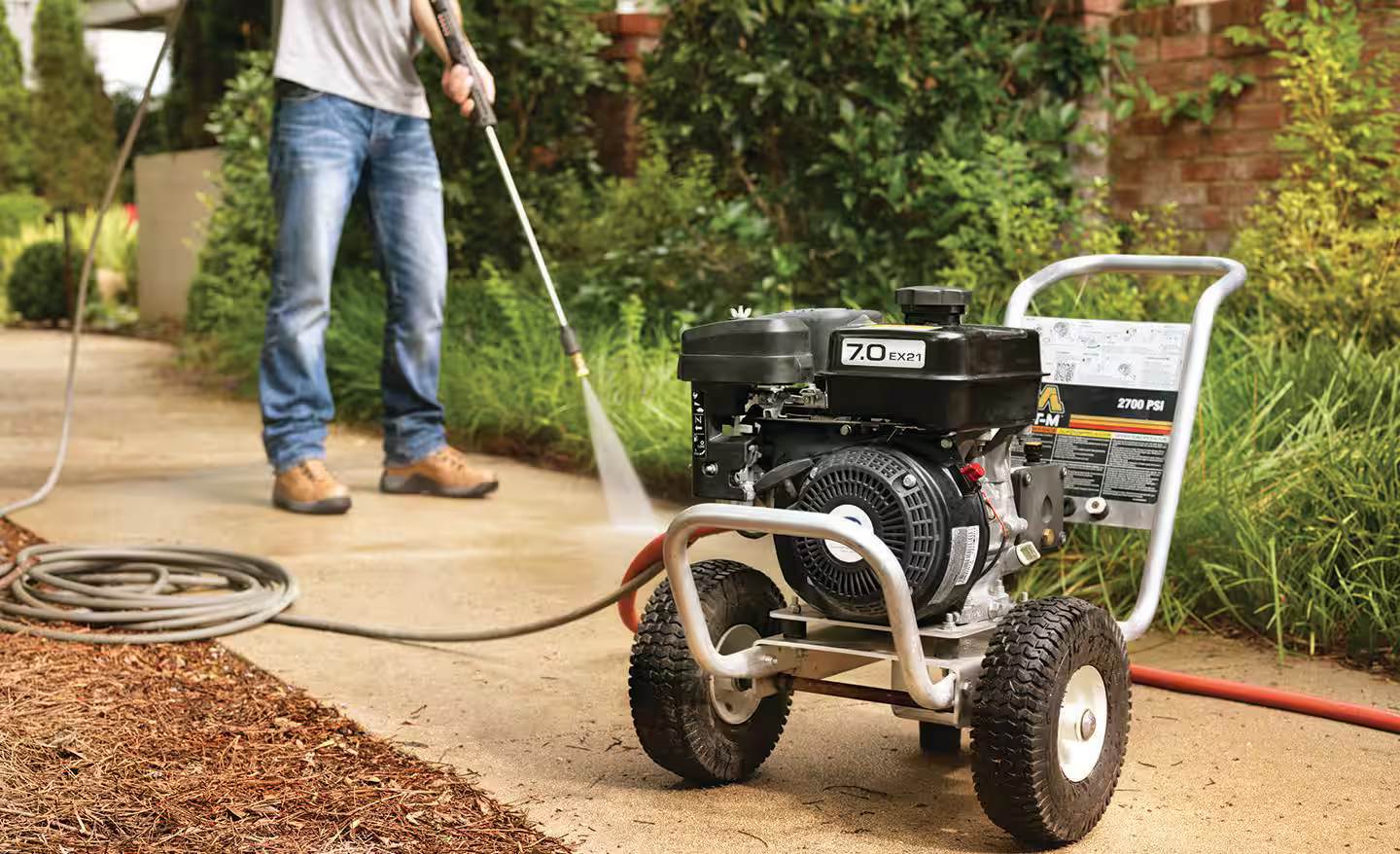 Pressure washer repair and engine service on-site