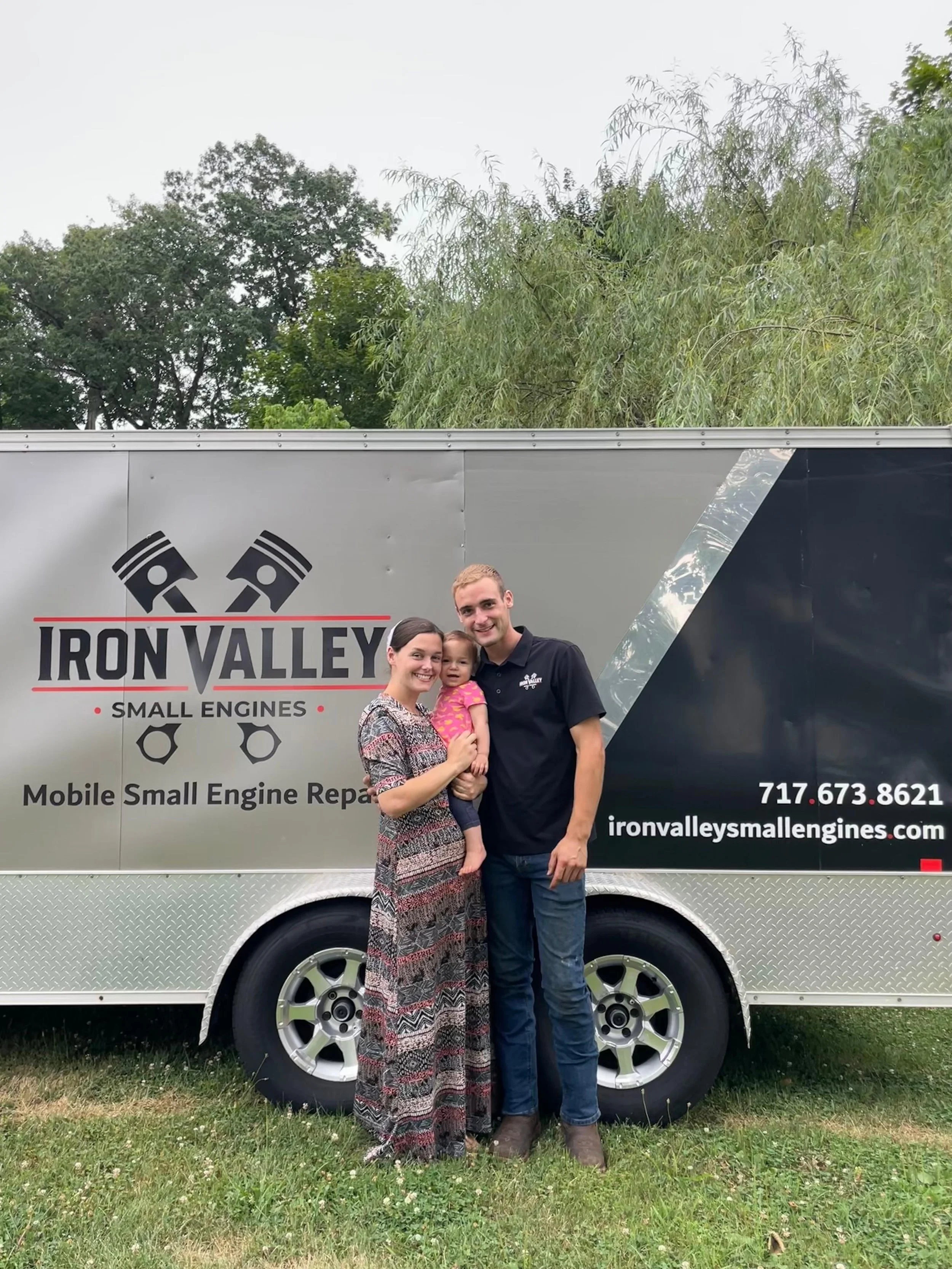 a family photo of Iron Valley Small Engines