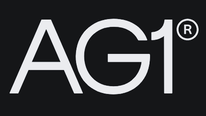 AG1's logo — brand Marjorie has worked with as an influencer marketing manager