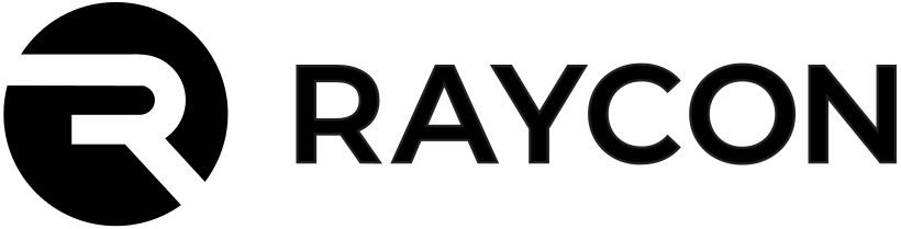Raycon's logo — brand Marjorie has worked with as an influencer marketing manager