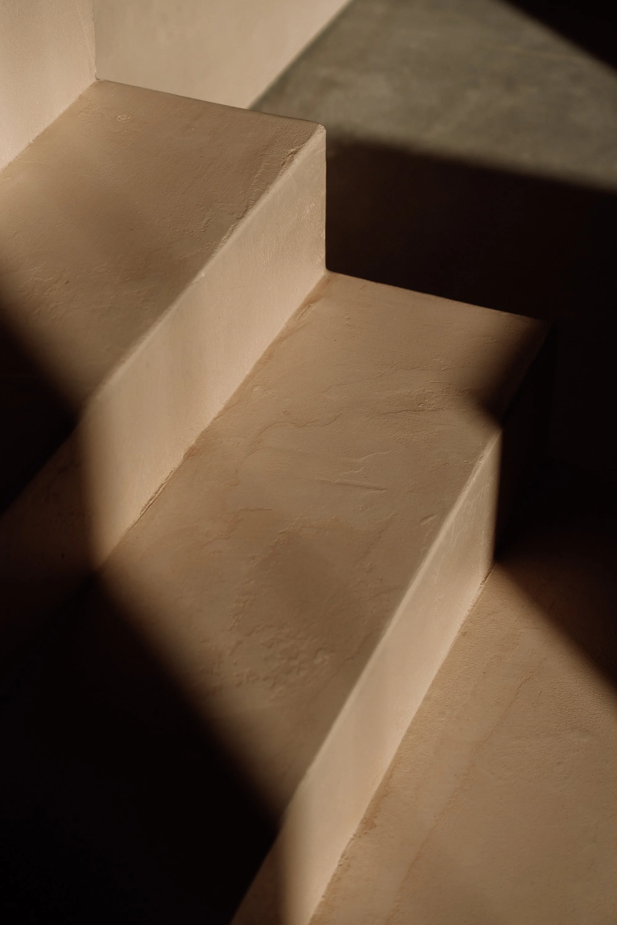 Microcement stairway